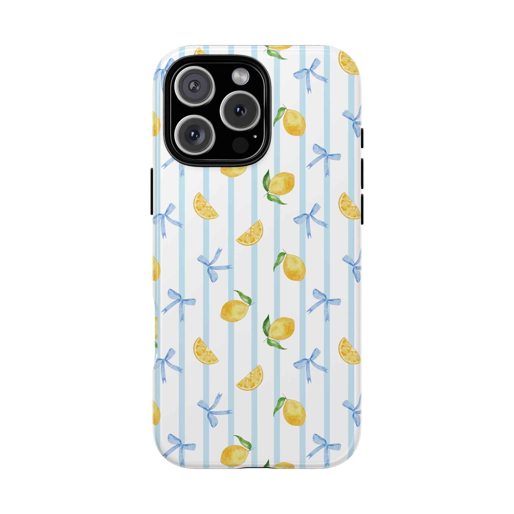 Lemon Stripes Phone Case