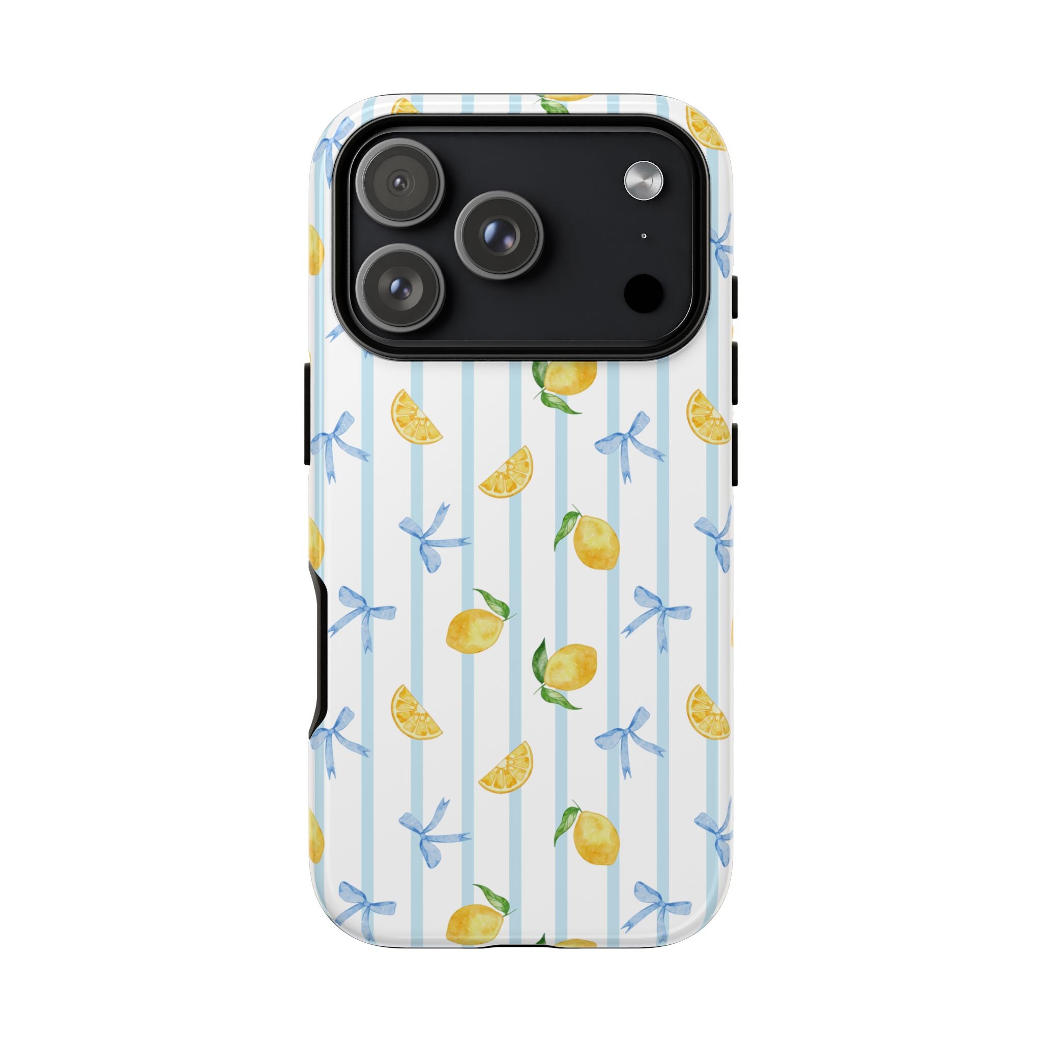 Lemon Stripe Phone Case