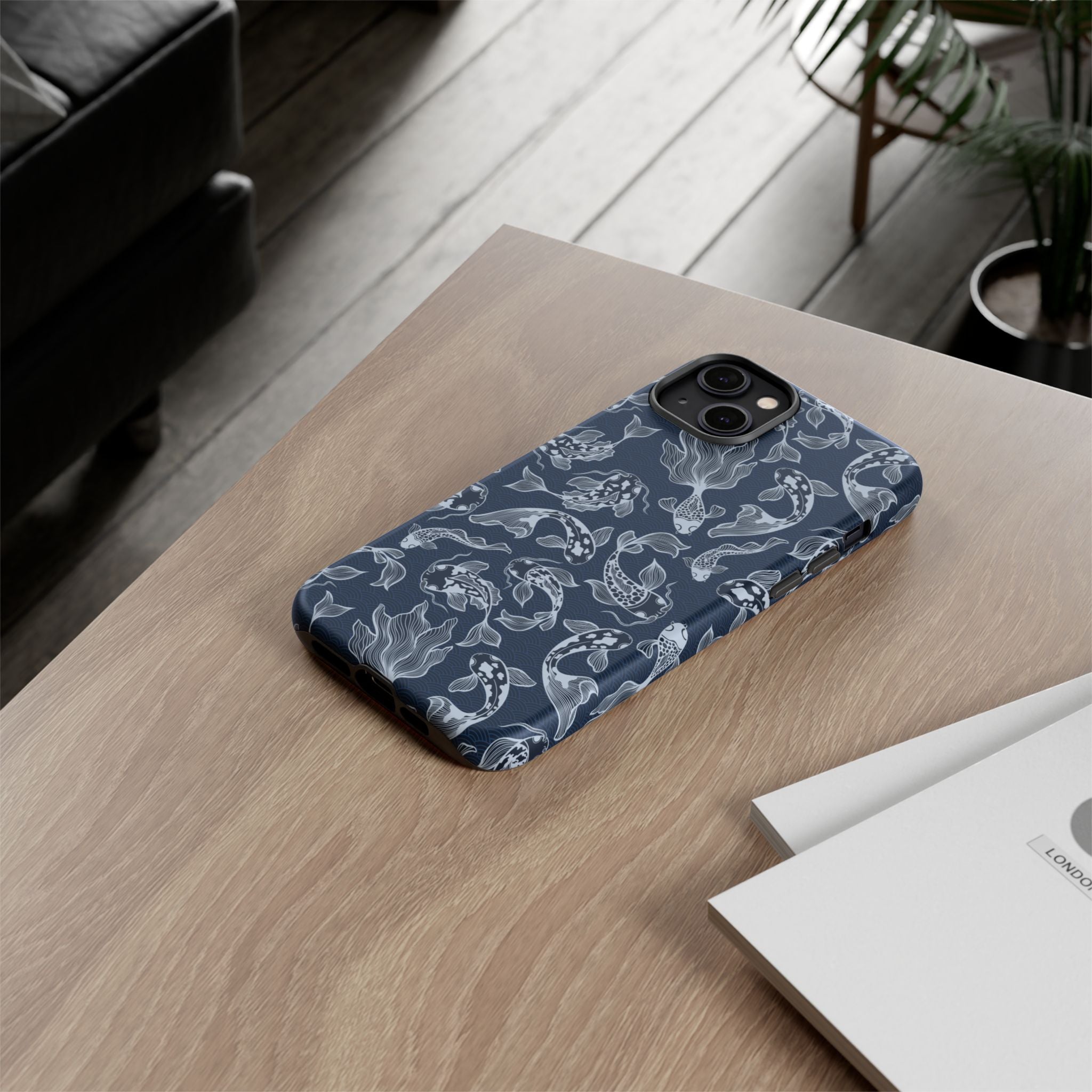 Moonlit Koi Phone Case