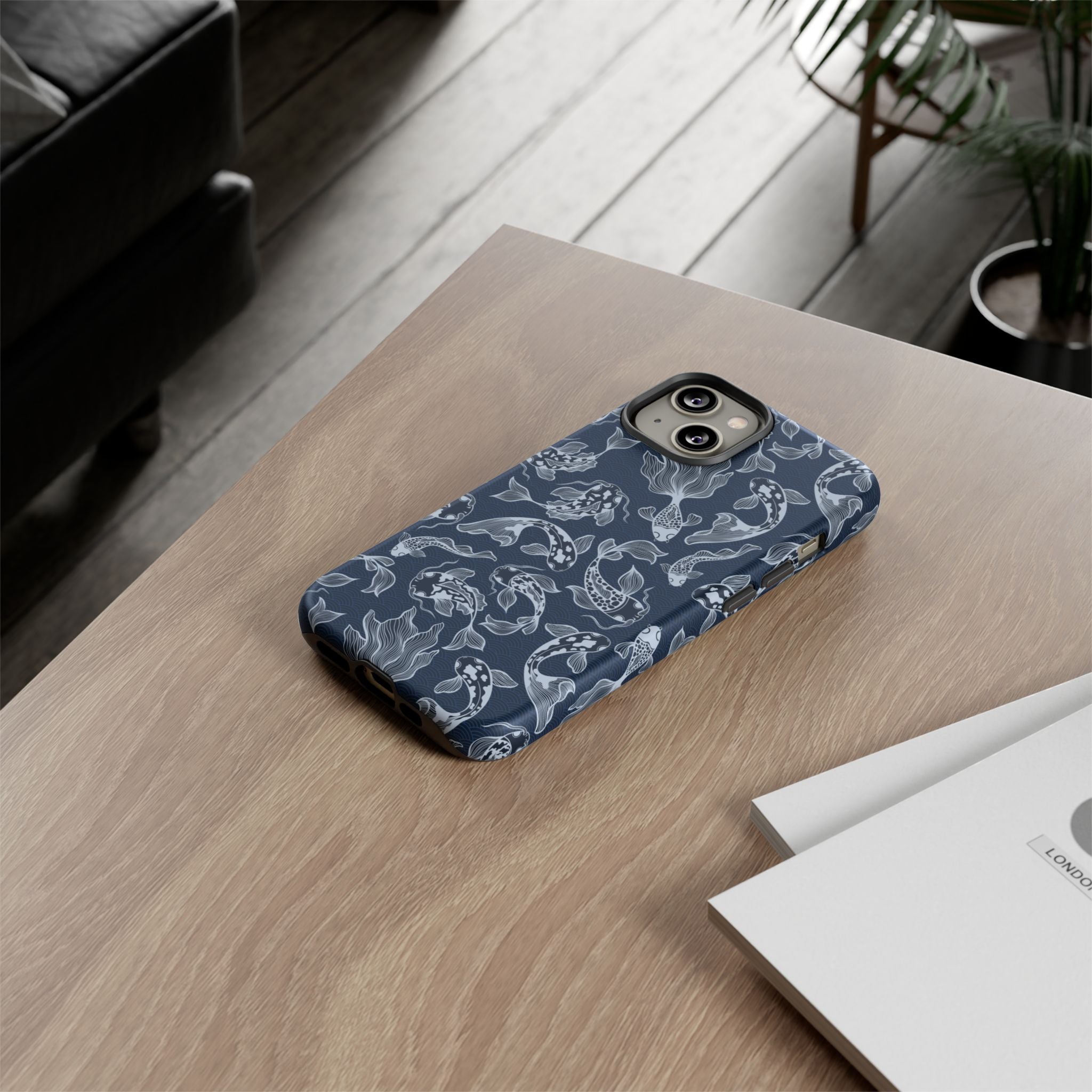 Moonlit Koi Phone Case