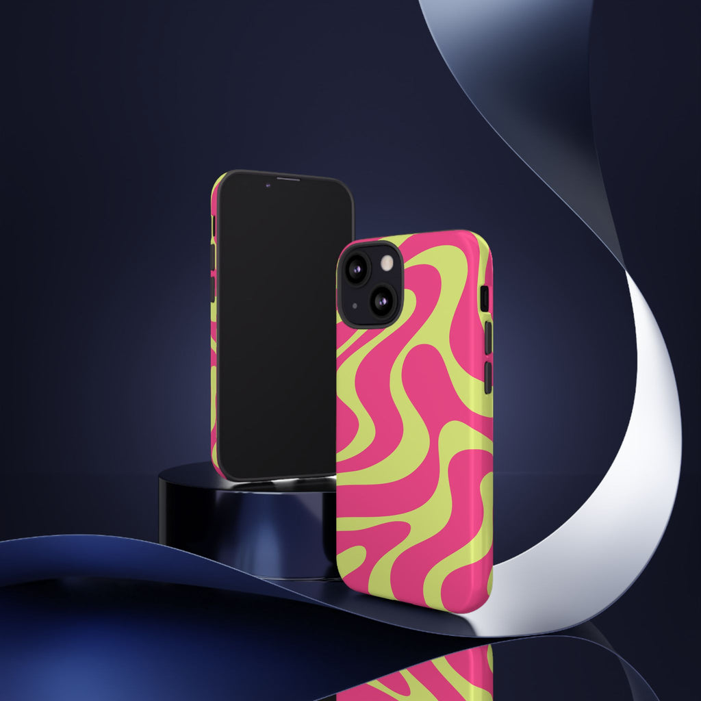 Neon Wavy Phone Case
