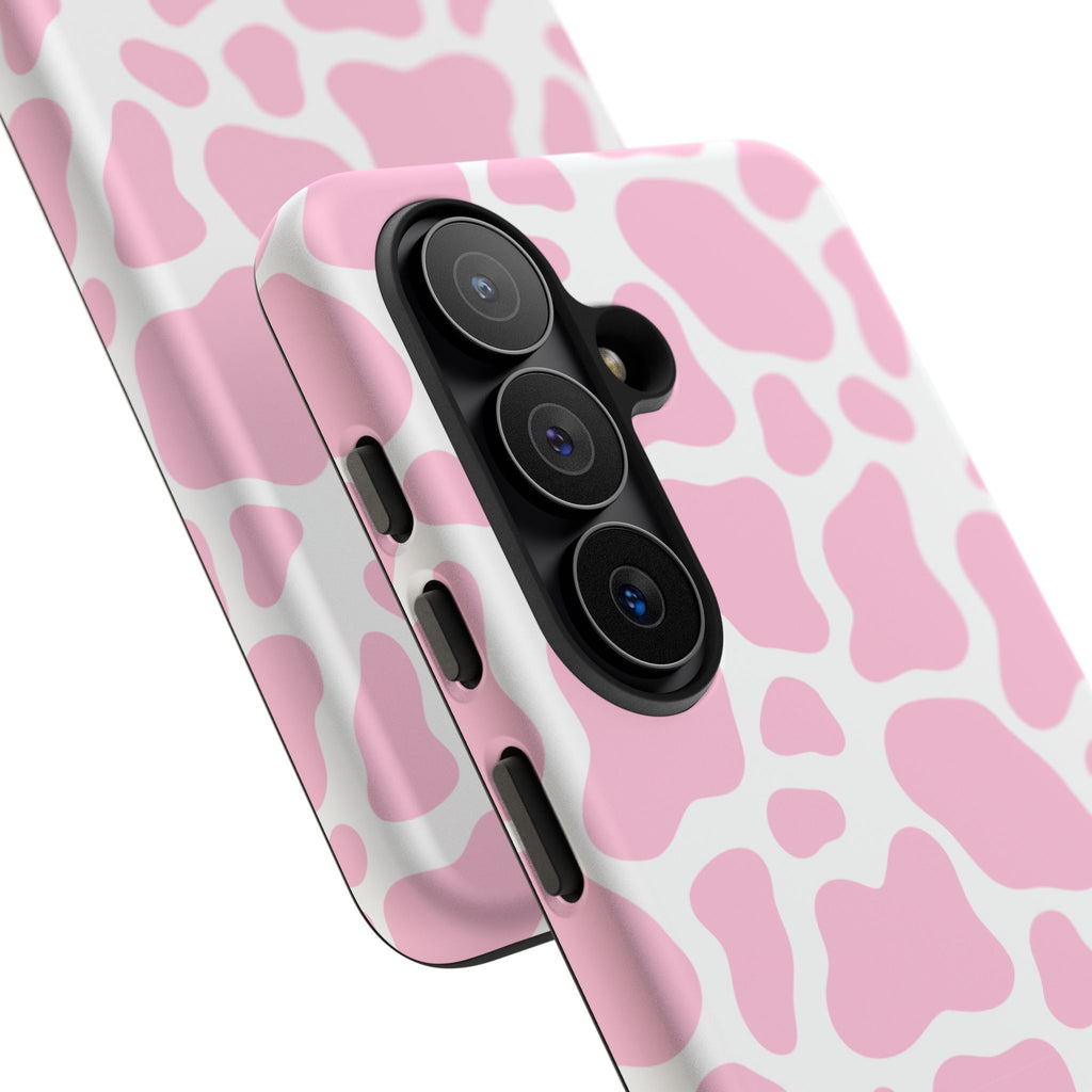Pink Cow Print Phone Case