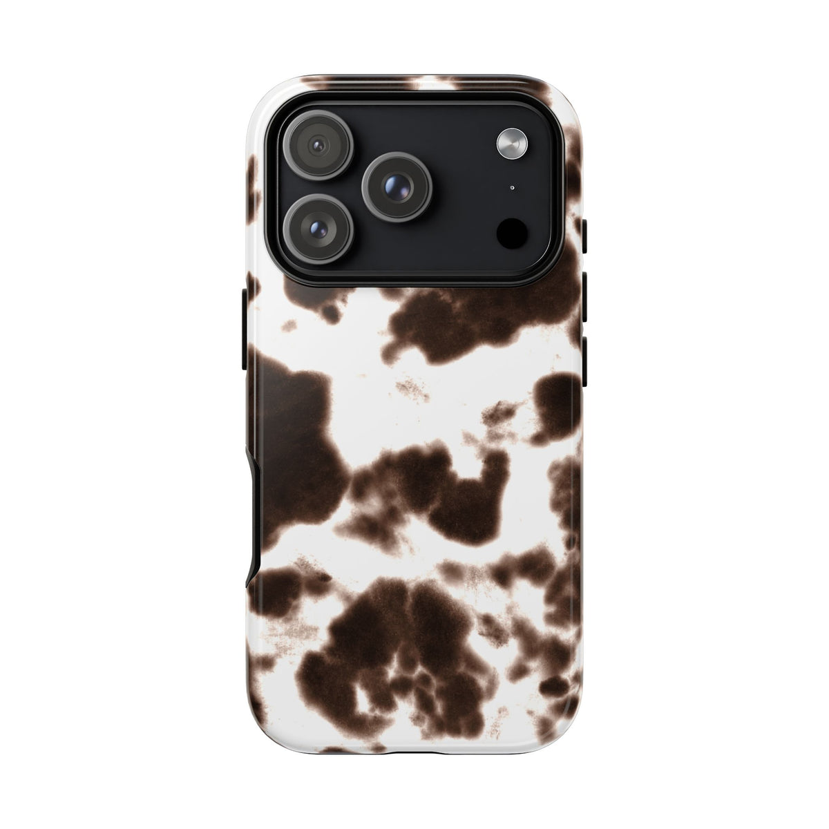 Brown Cow Print Phone Case