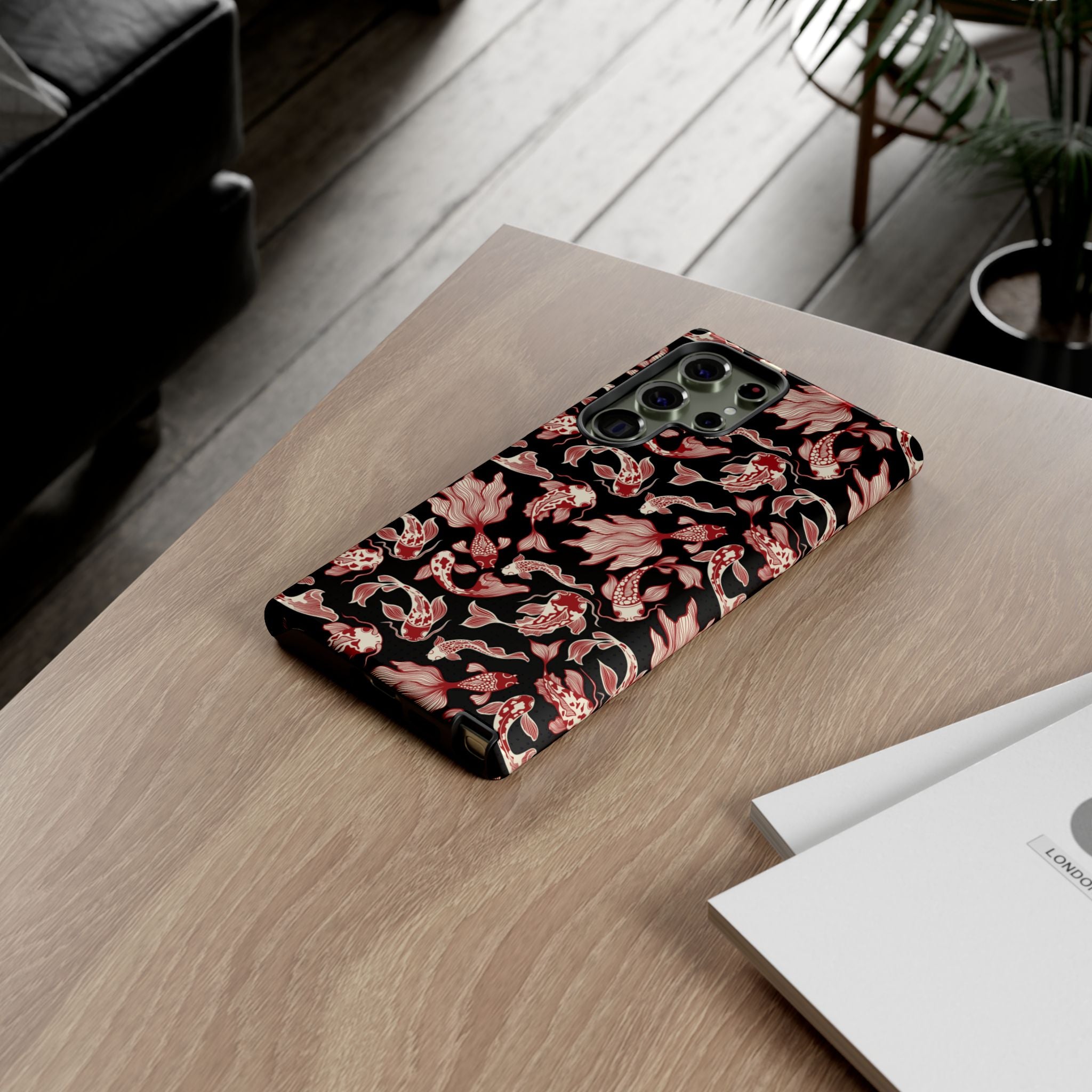 Crimson Koi Phone Case