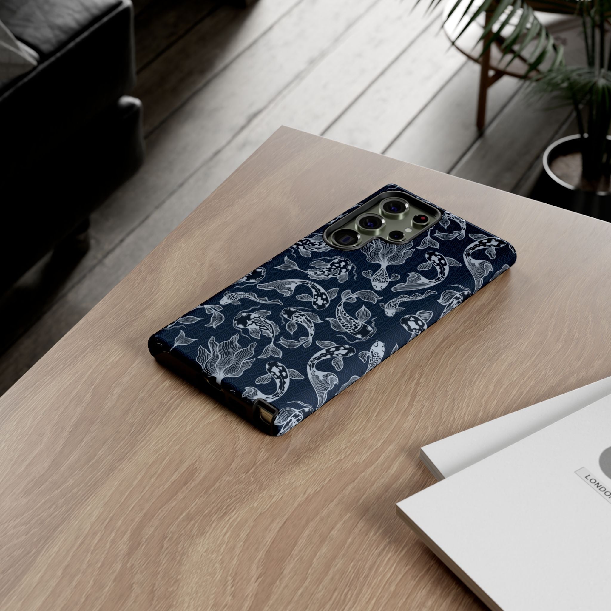 Moonlit Koi Phone Case