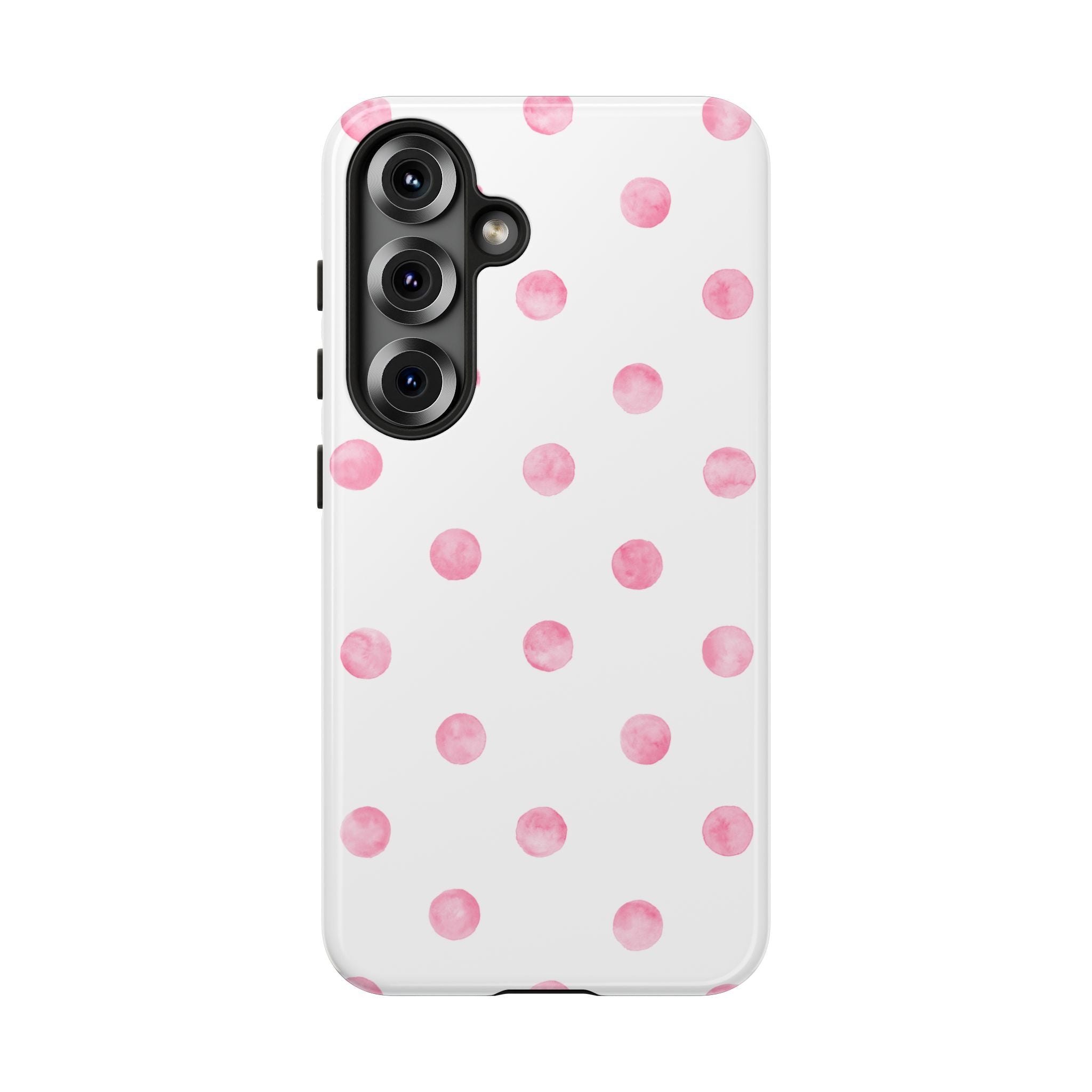 Pink Watercolor Polka Dot Phone Case