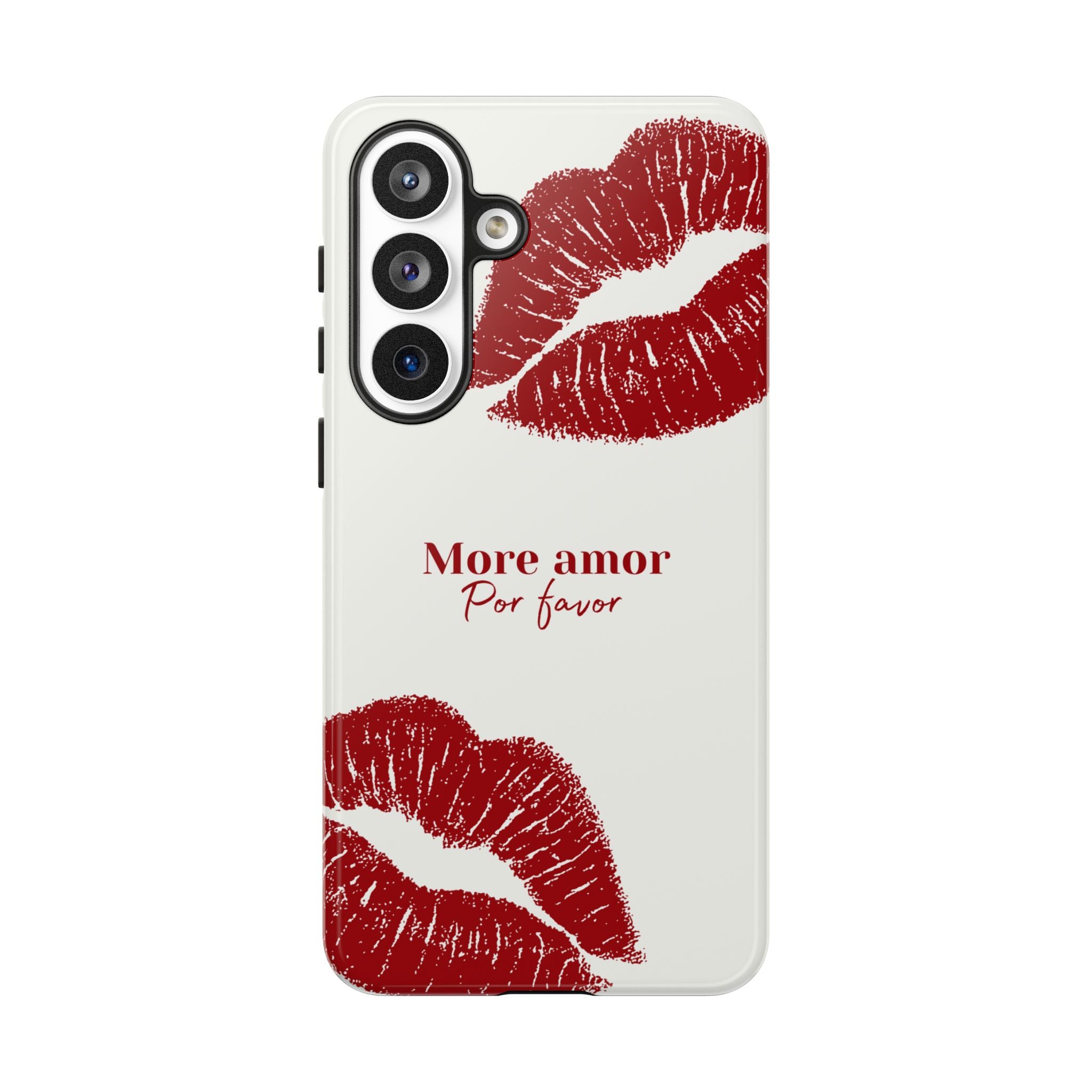 More Amor Por Favor Red Lip Print Phone Case