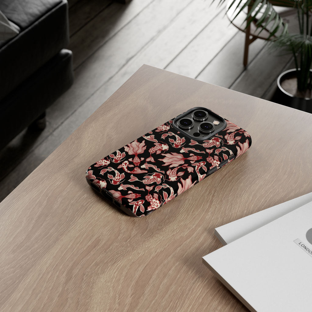 Crimson Koi Phone Case