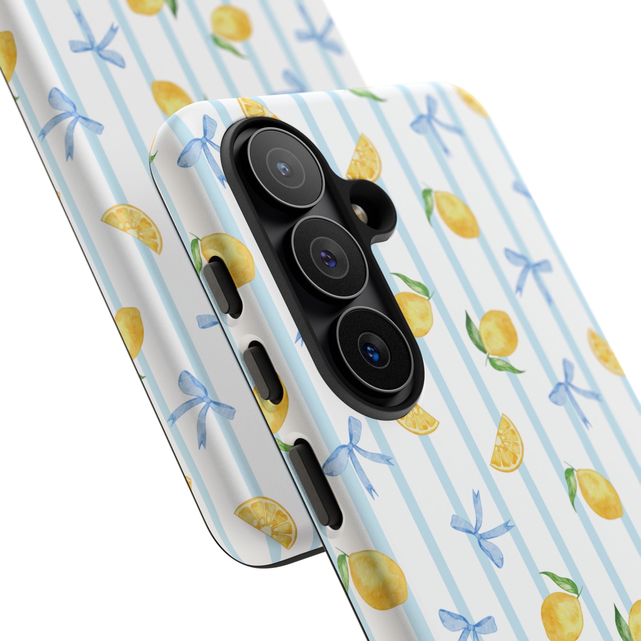 Lemon & Blue Ribbon Phone Case
