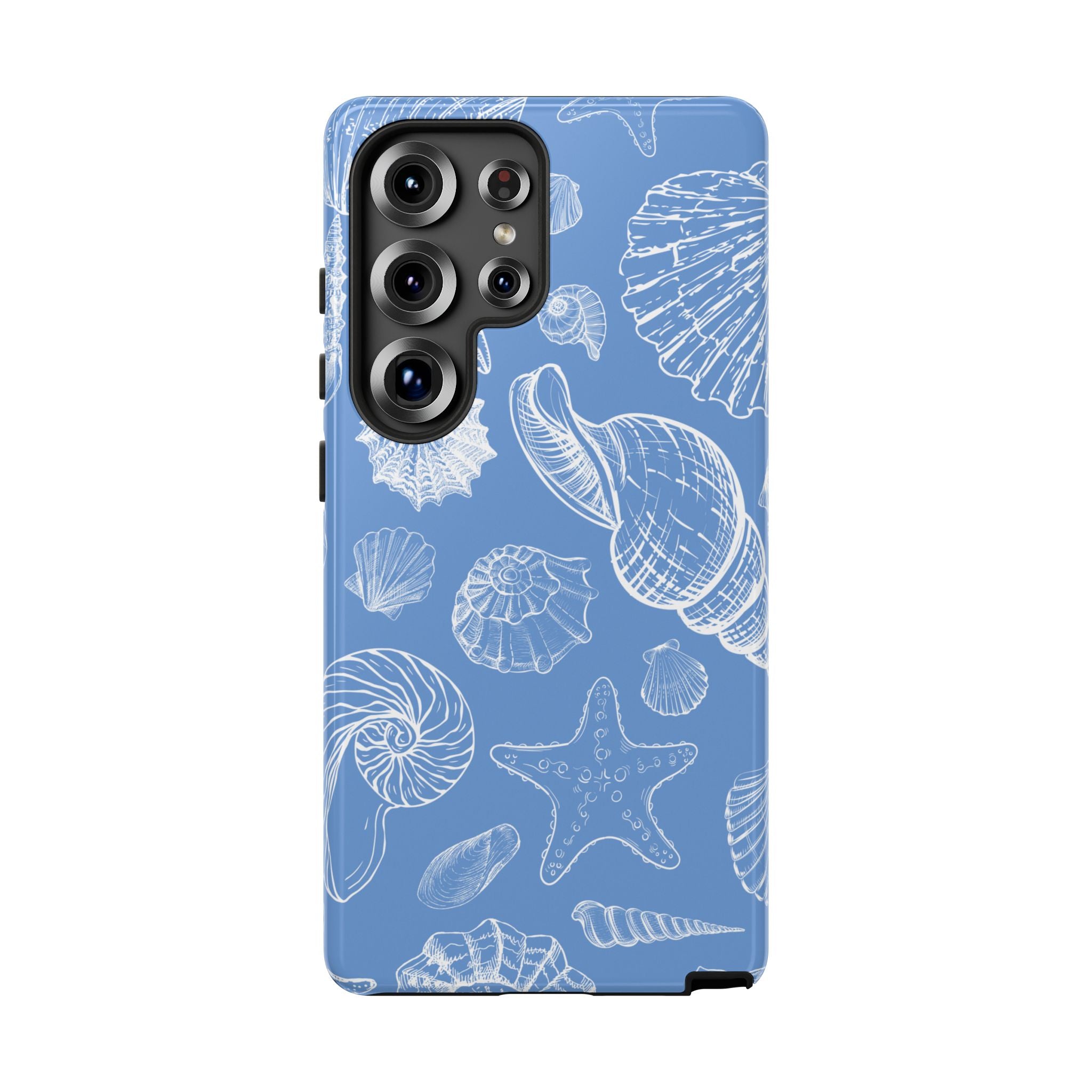 Blue Coastal Shell Phone Case