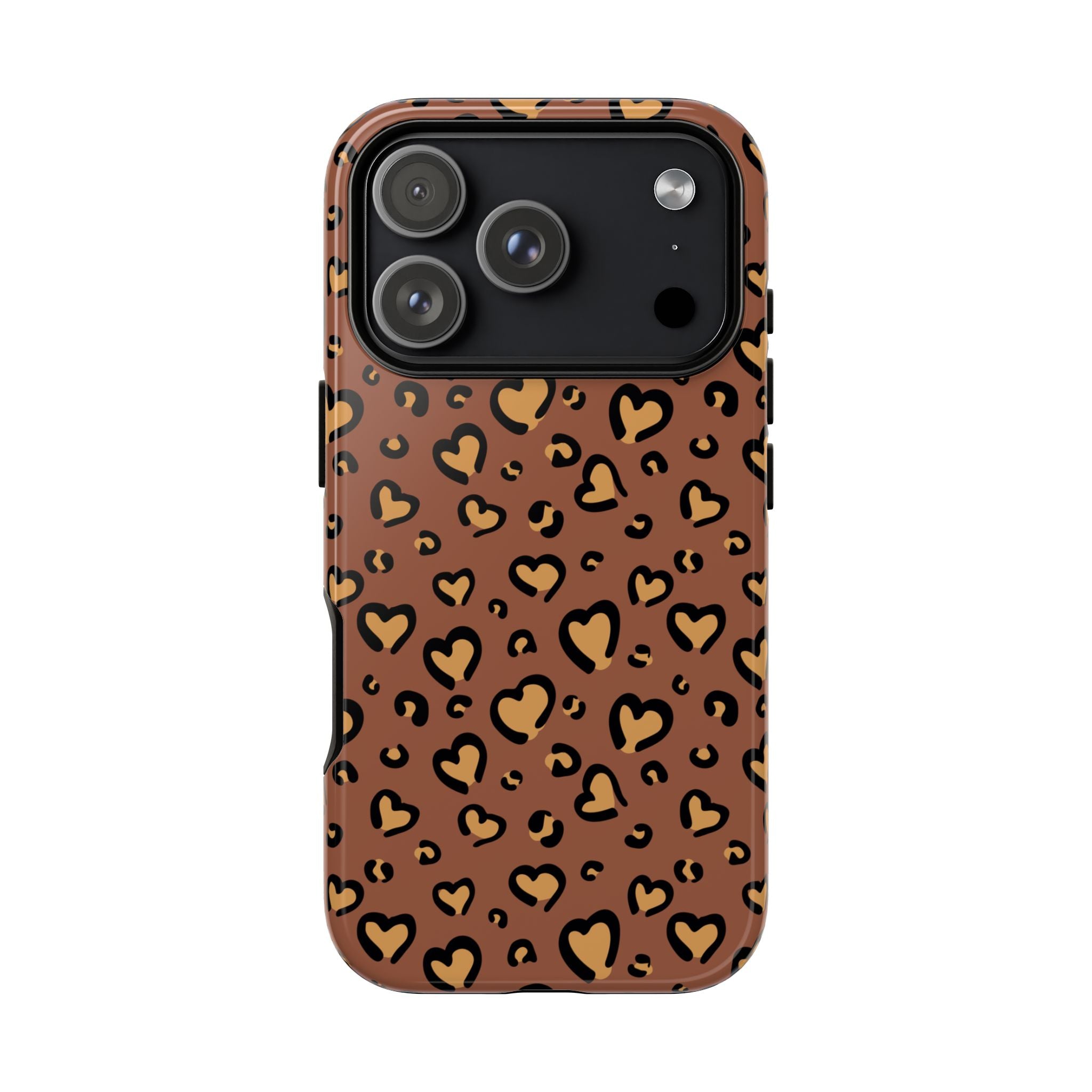 Leopard Heart Phone Case