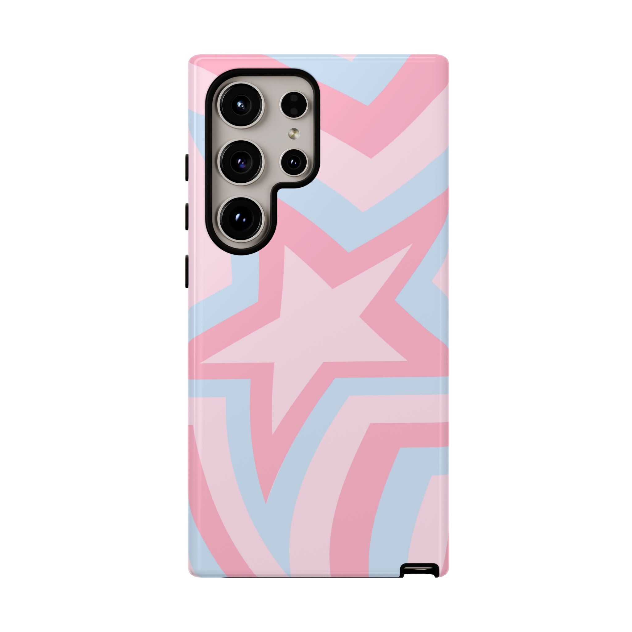 Pink & Blue Pastel Star Phone Case