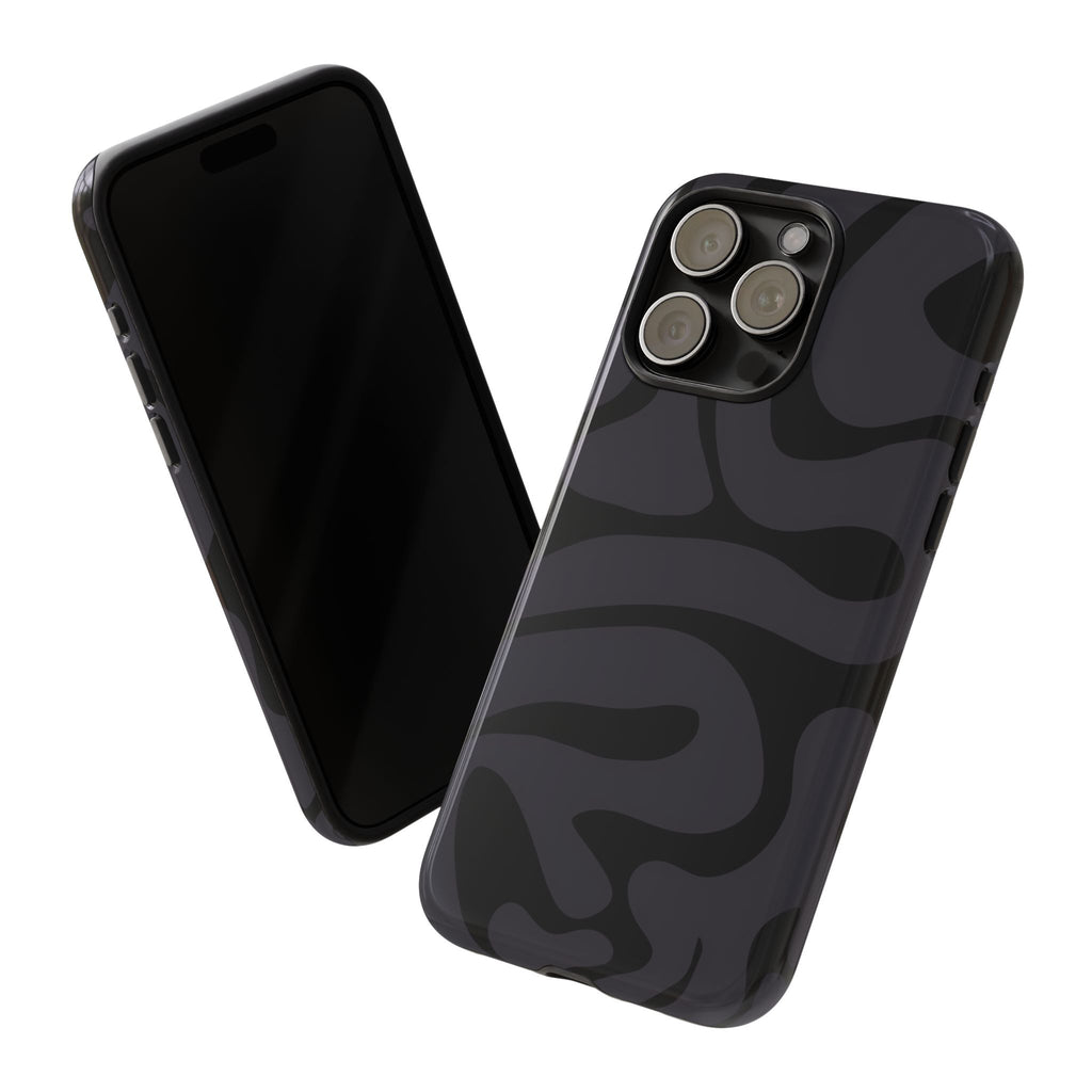 Black Swirl Phone Case