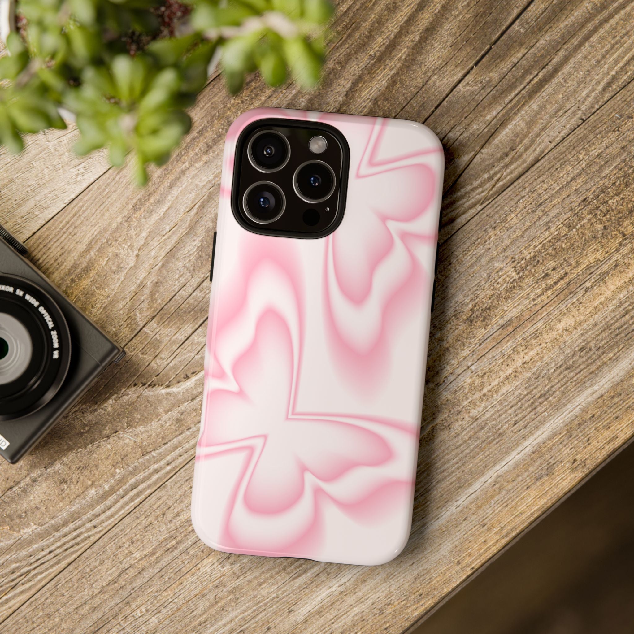 Pink Butterfly Phone Case