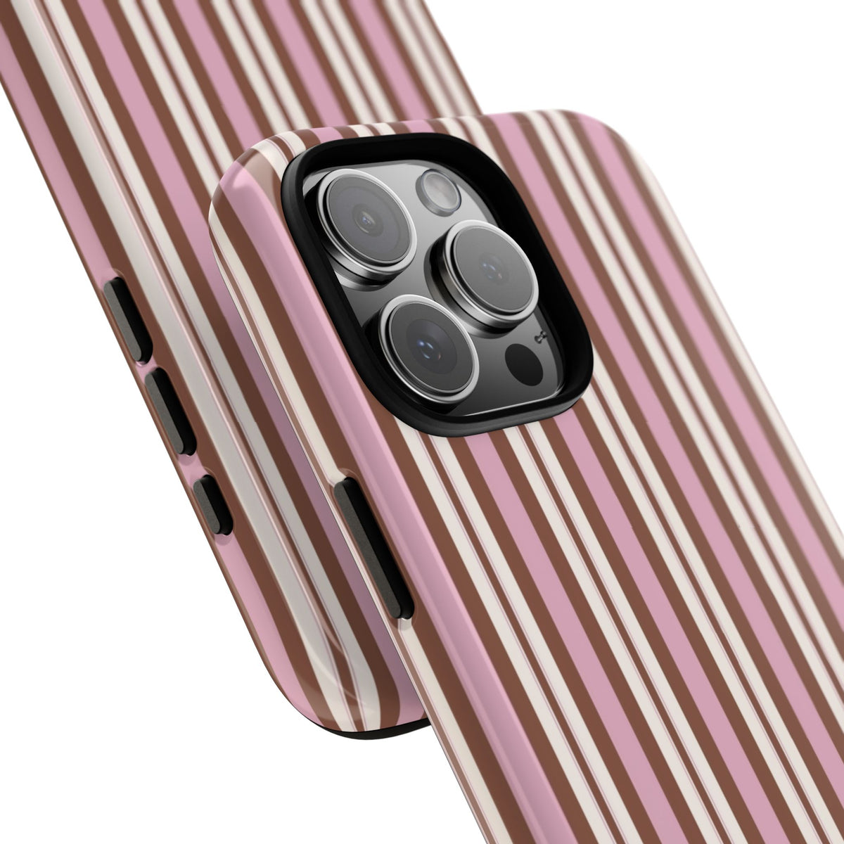 Striped Pink Tough Phone Case