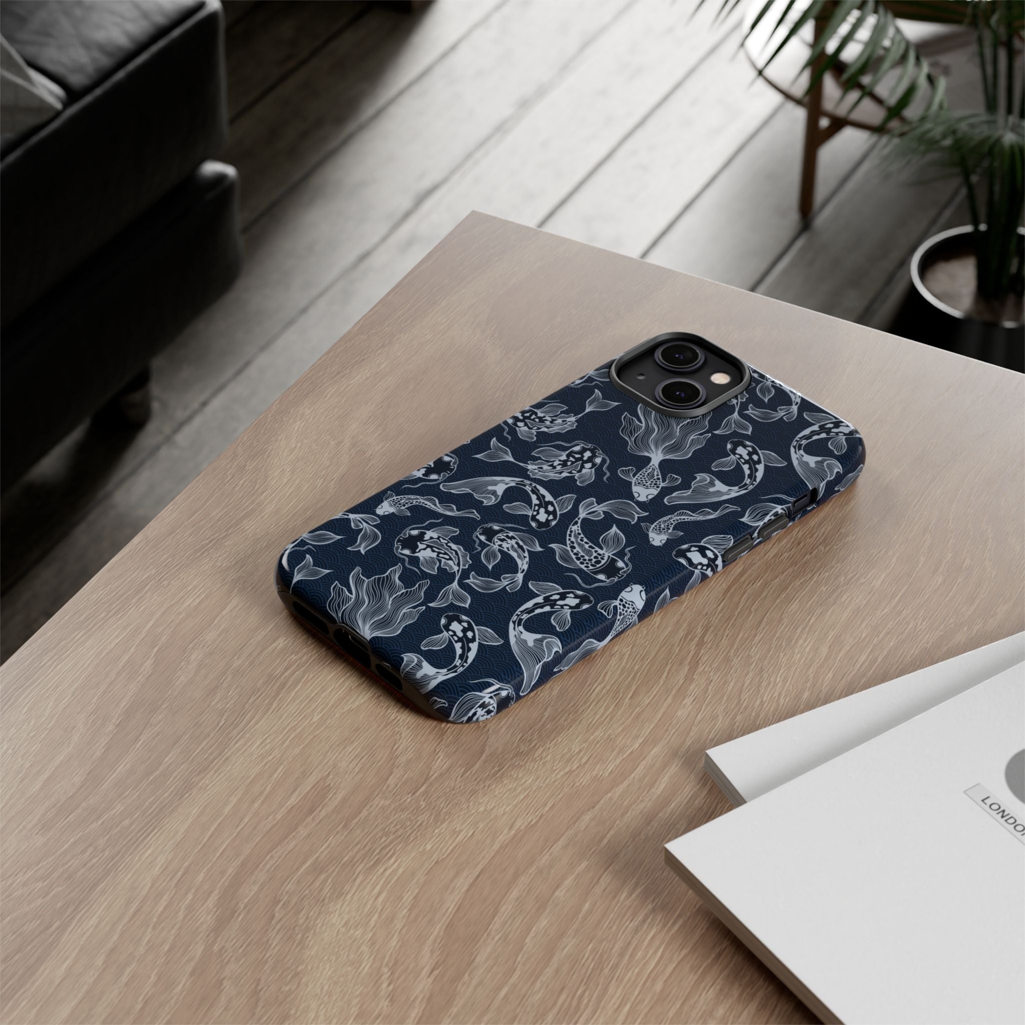 Moonlit Koi Phone Case
