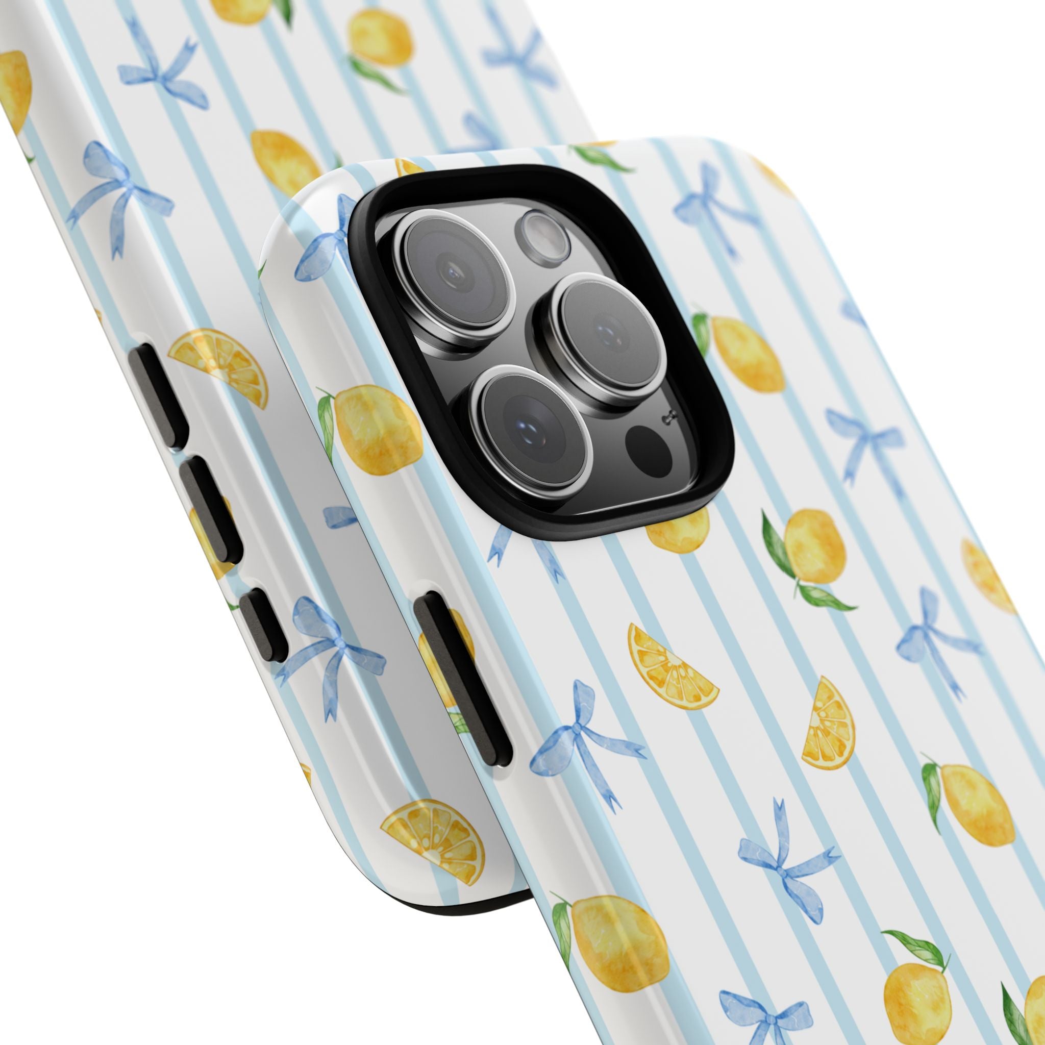 Lemon Stripes Phone Case