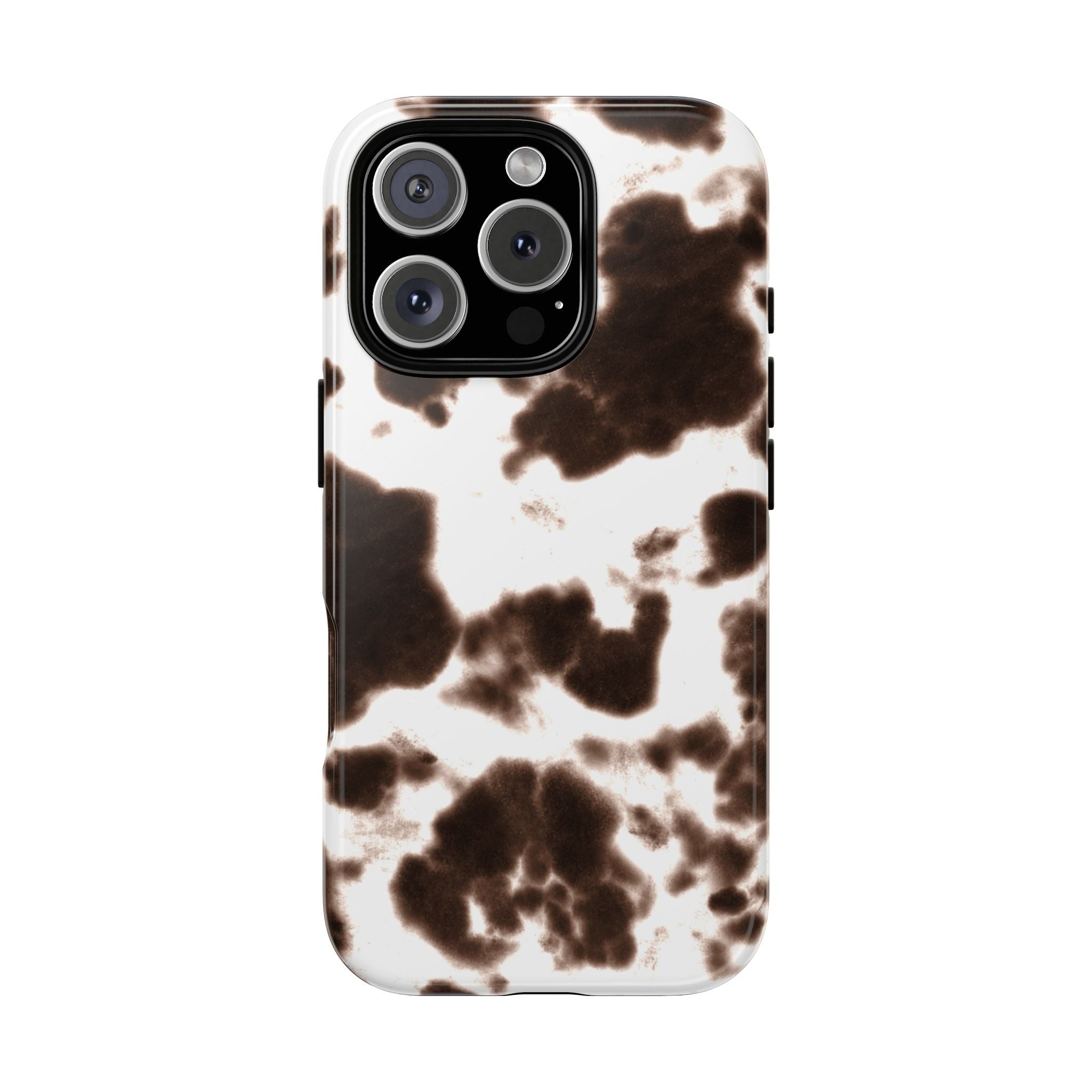 Brown Cow Print Phone Case