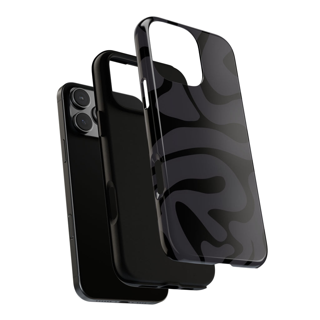 Black Swirl Phone Case