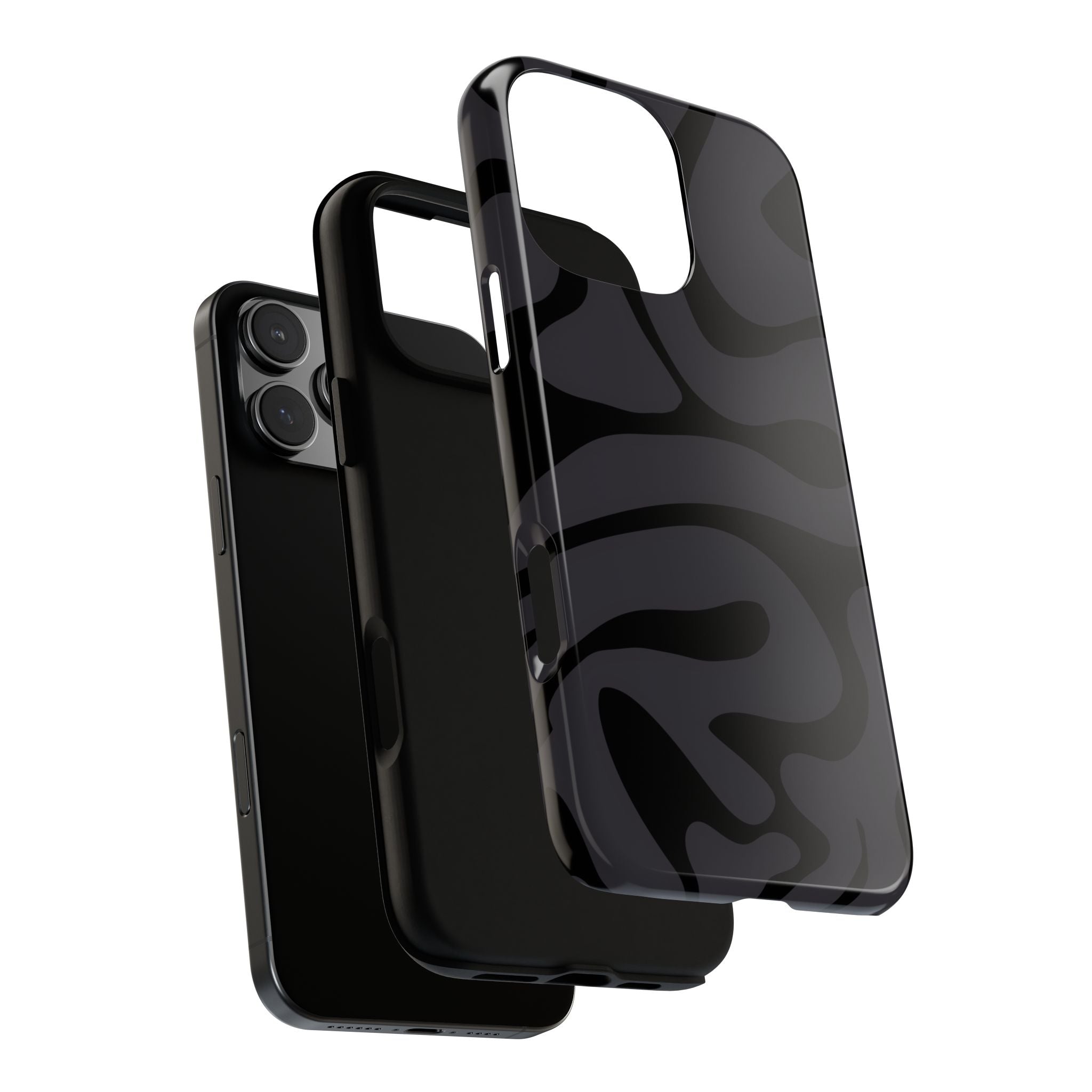 Black Swirl Phone Case