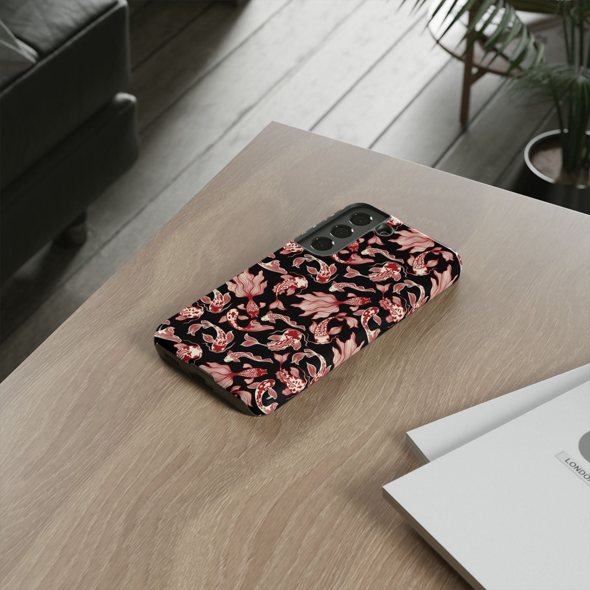 Crimson Koi Phone Case
