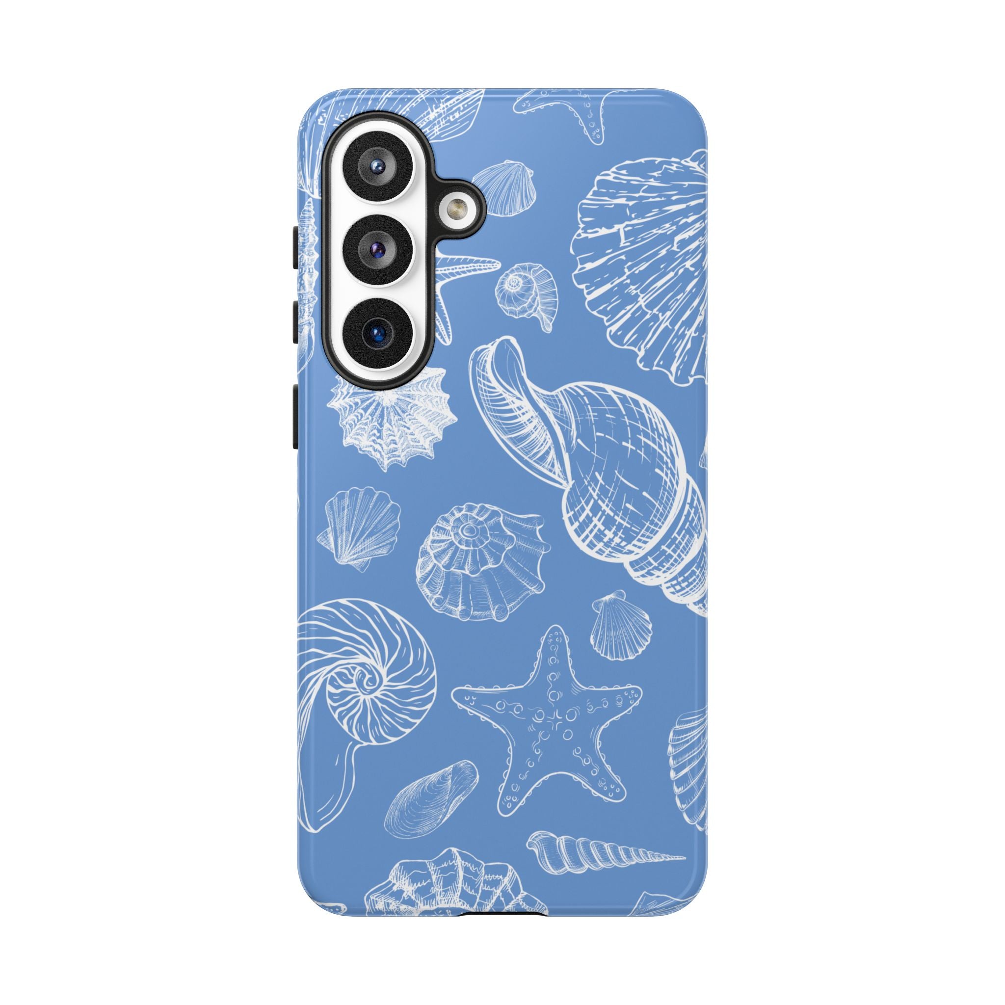 Blue Coastal Shell Phone Case
