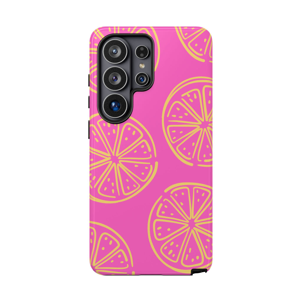 Pink Citrus Slices Phone Case