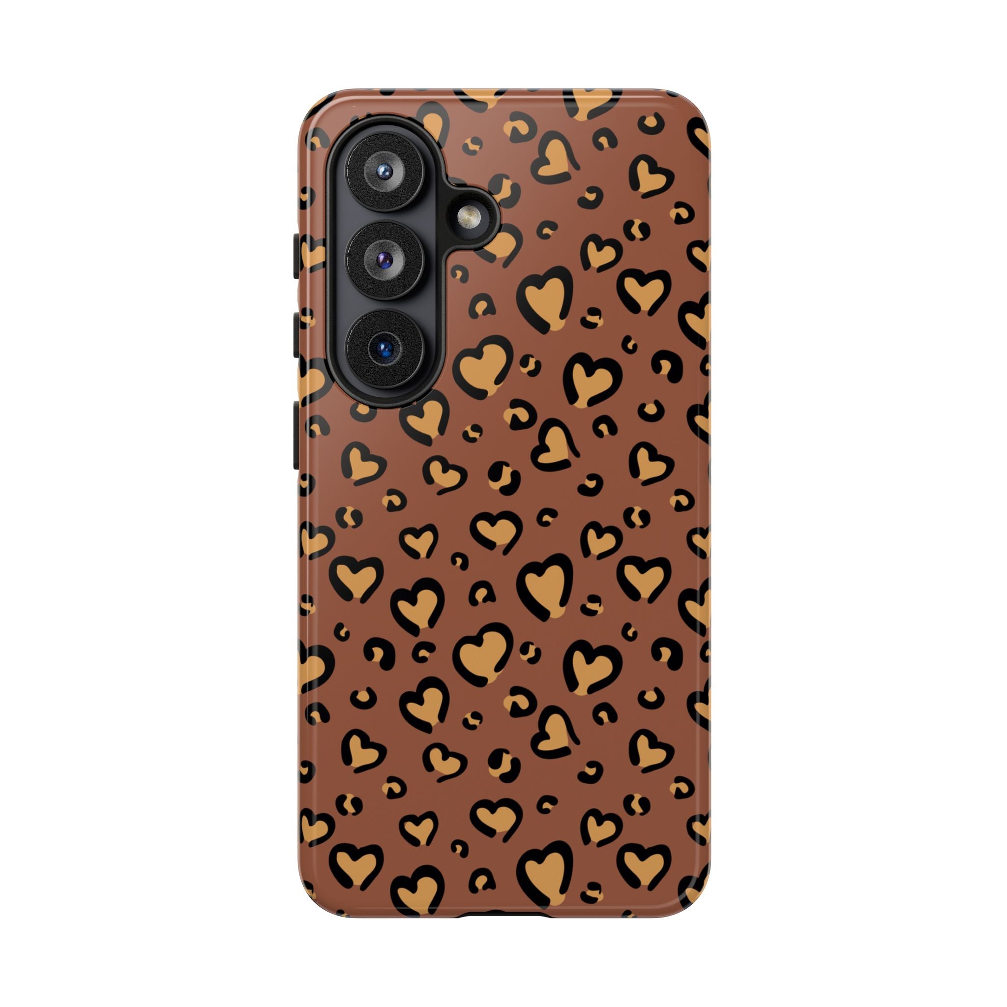 Leopard Heart Phone Case