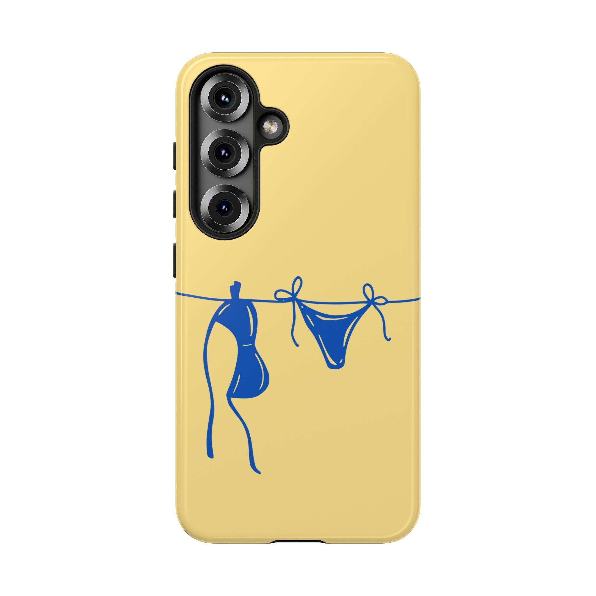 Blue Bikini Line Art Phone Case