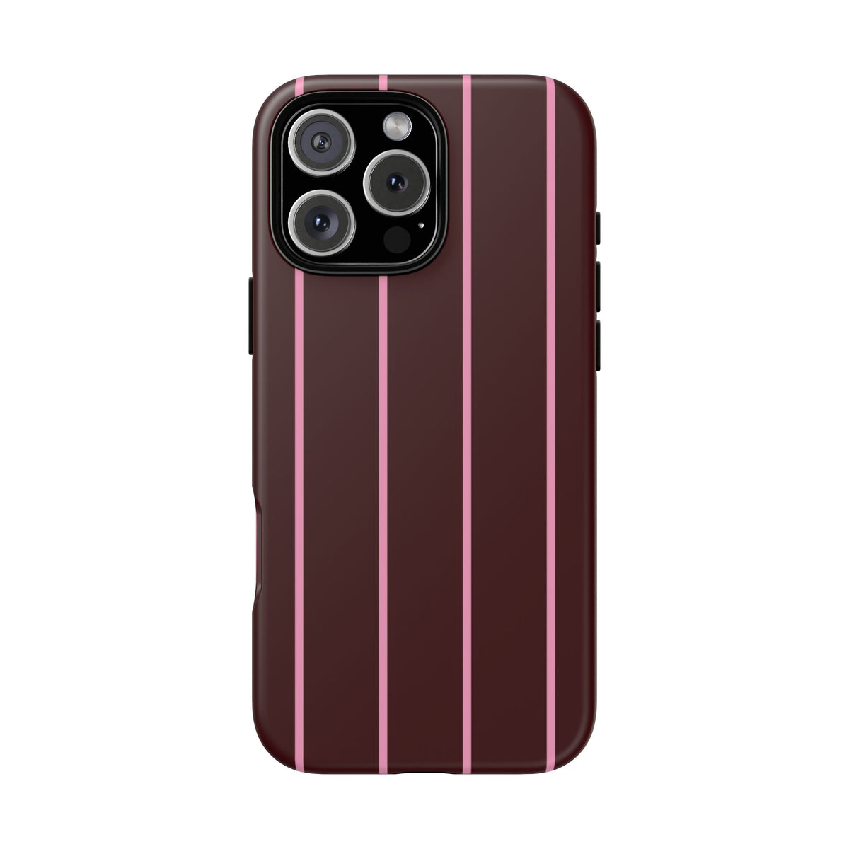 Striped Burgundy Phone Case