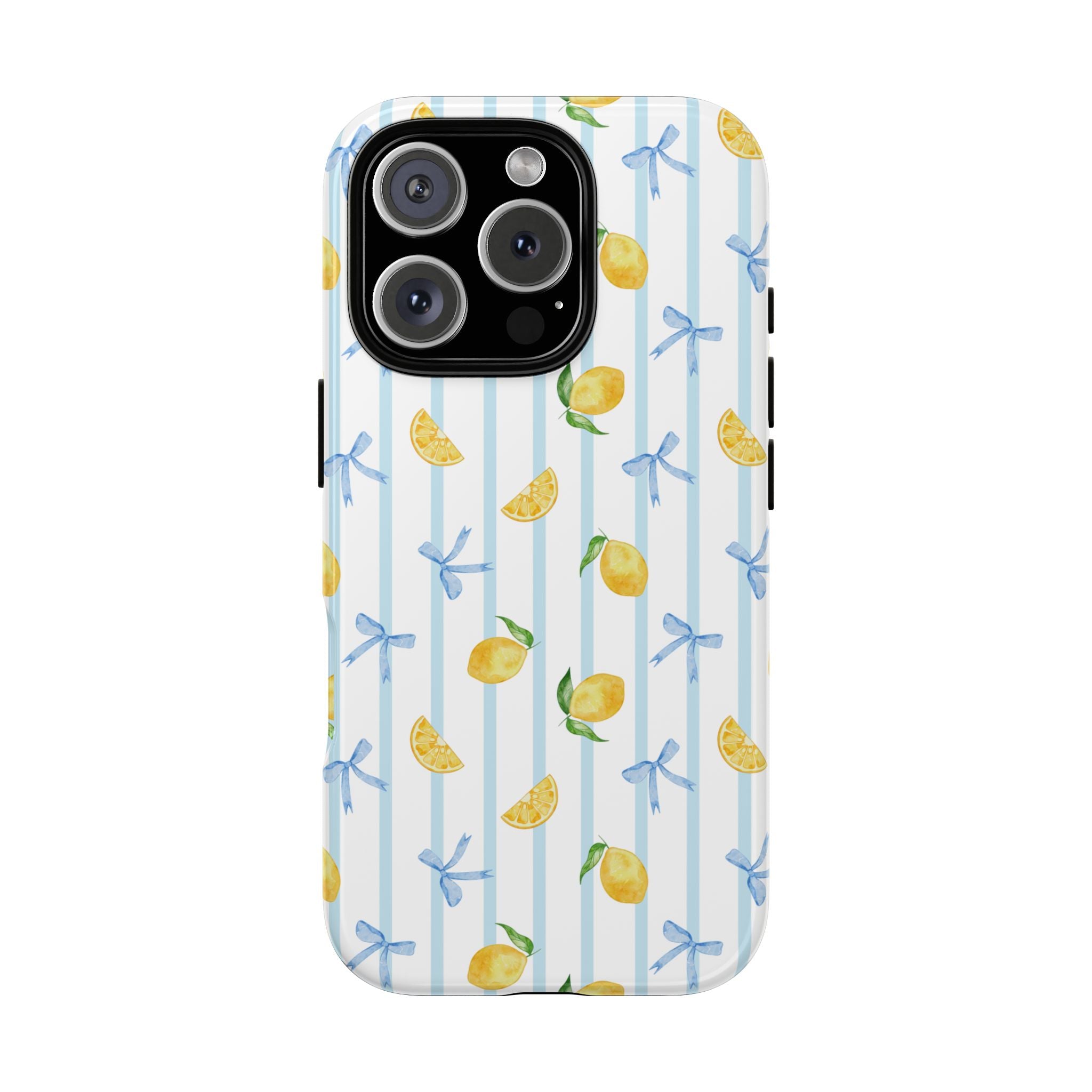 Lemon Stripe Phone Case
