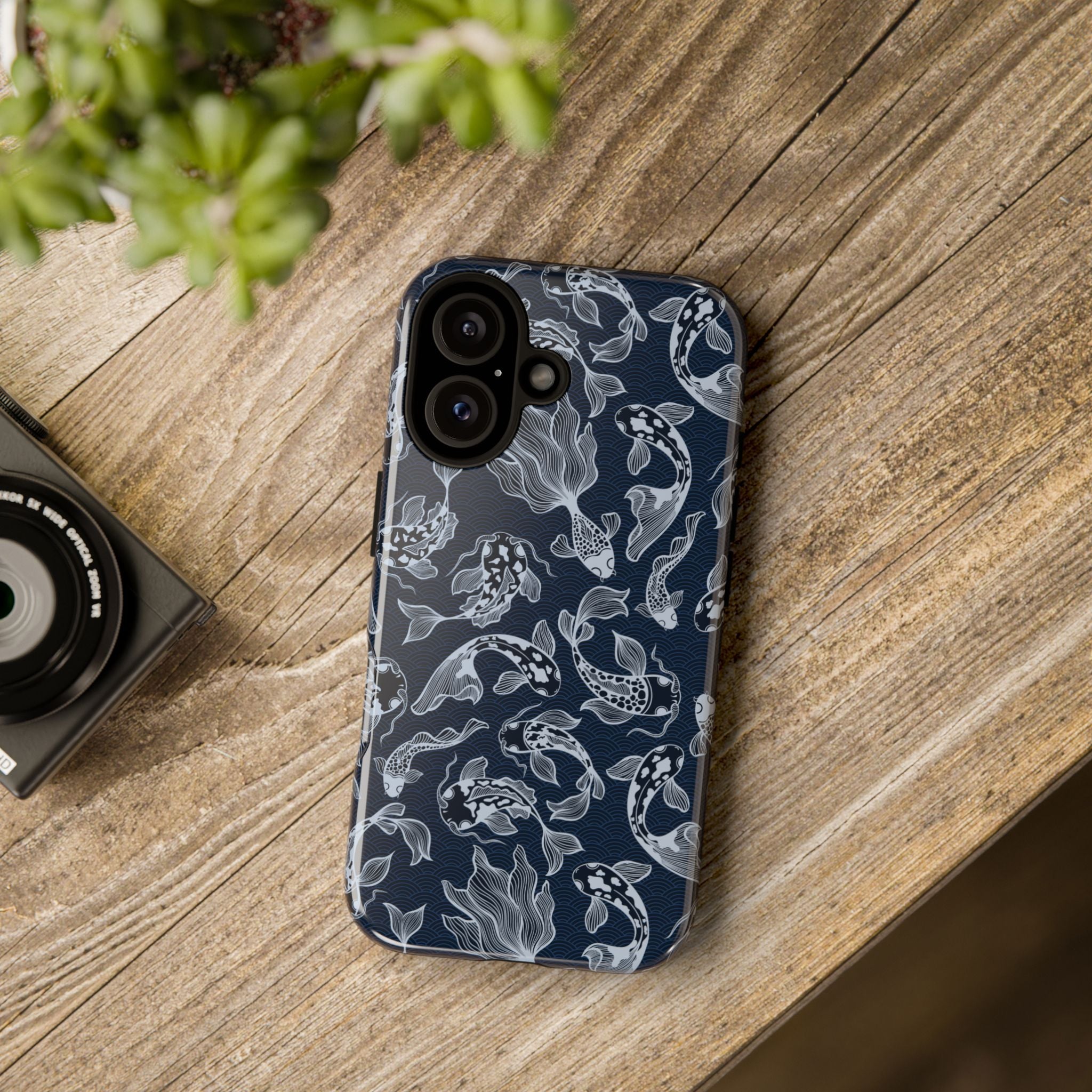 Moonlit Koi Phone Case