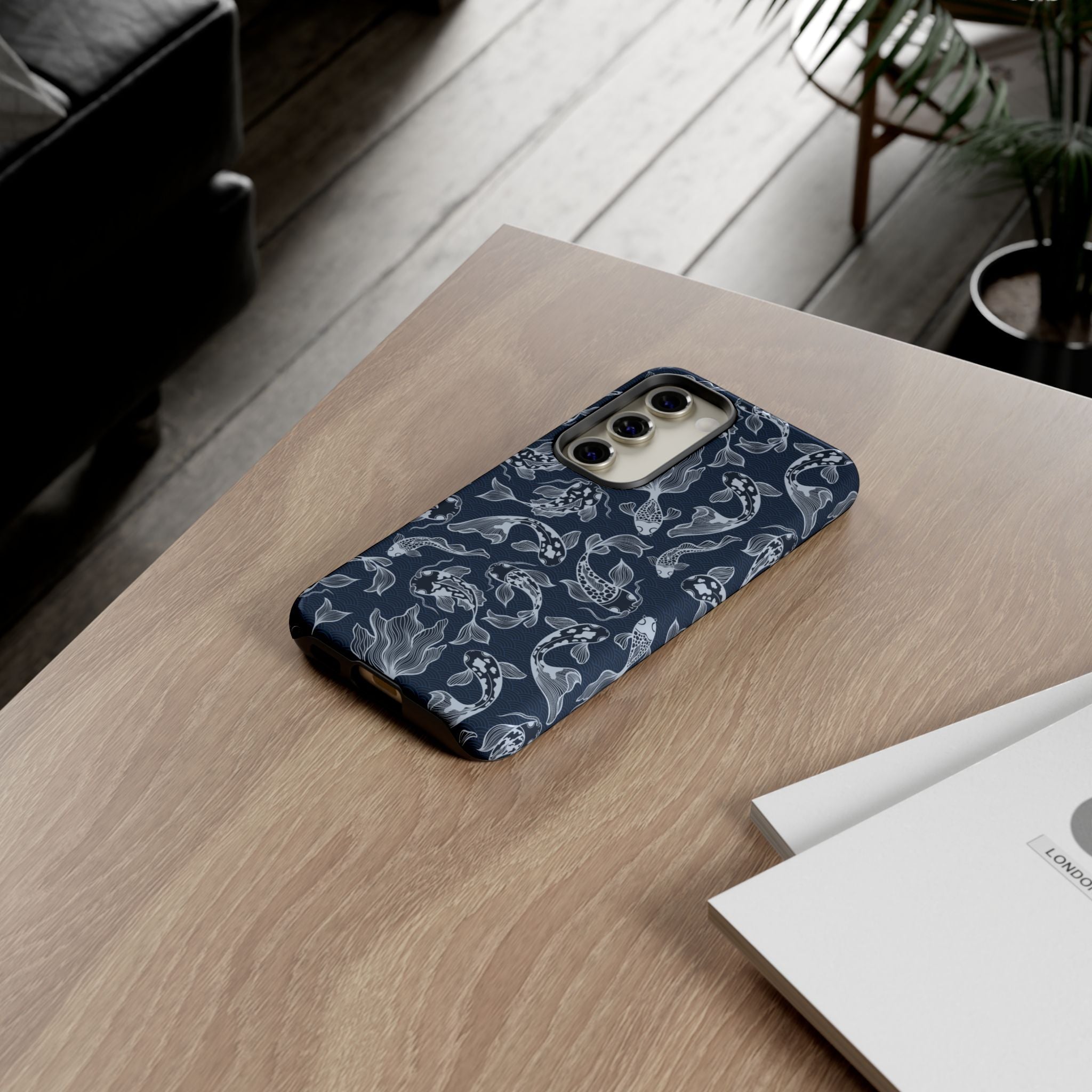 Moonlit Koi Phone Case