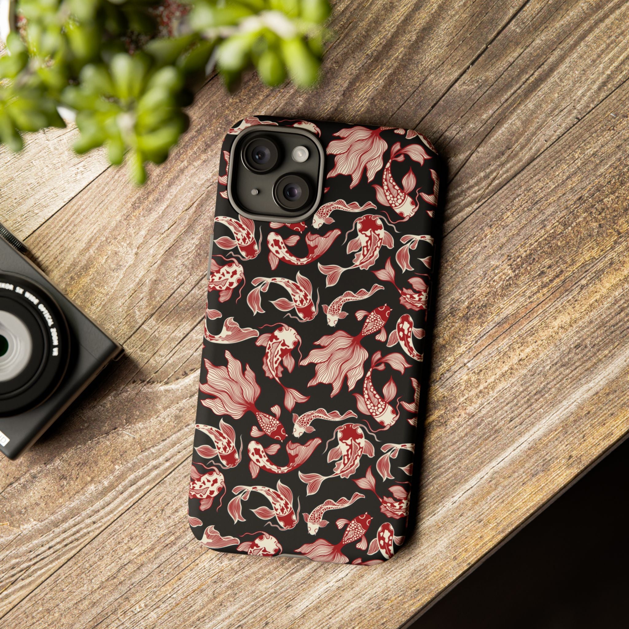 Crimson Koi Phone Case