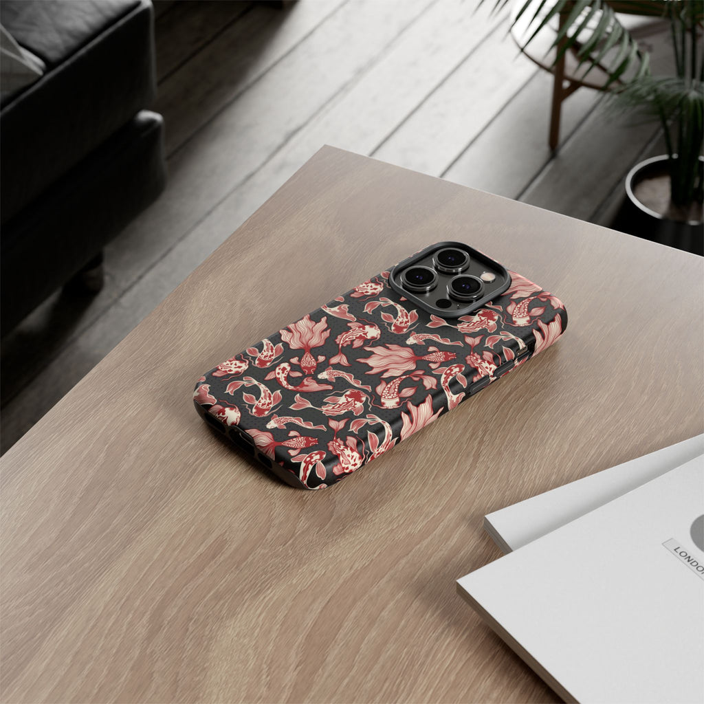 Crimson Koi Phone Case