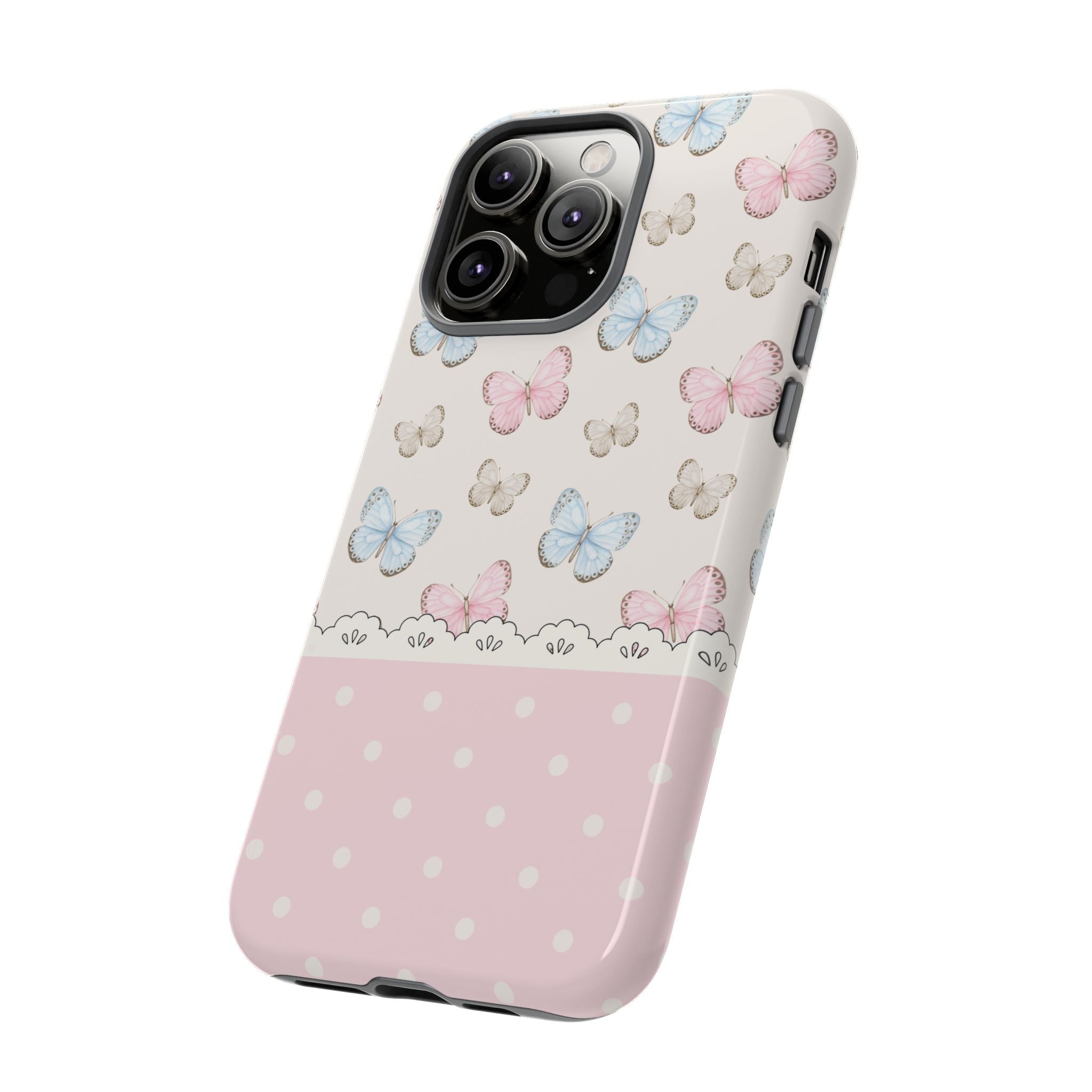 Butterfly Polka Phone Case