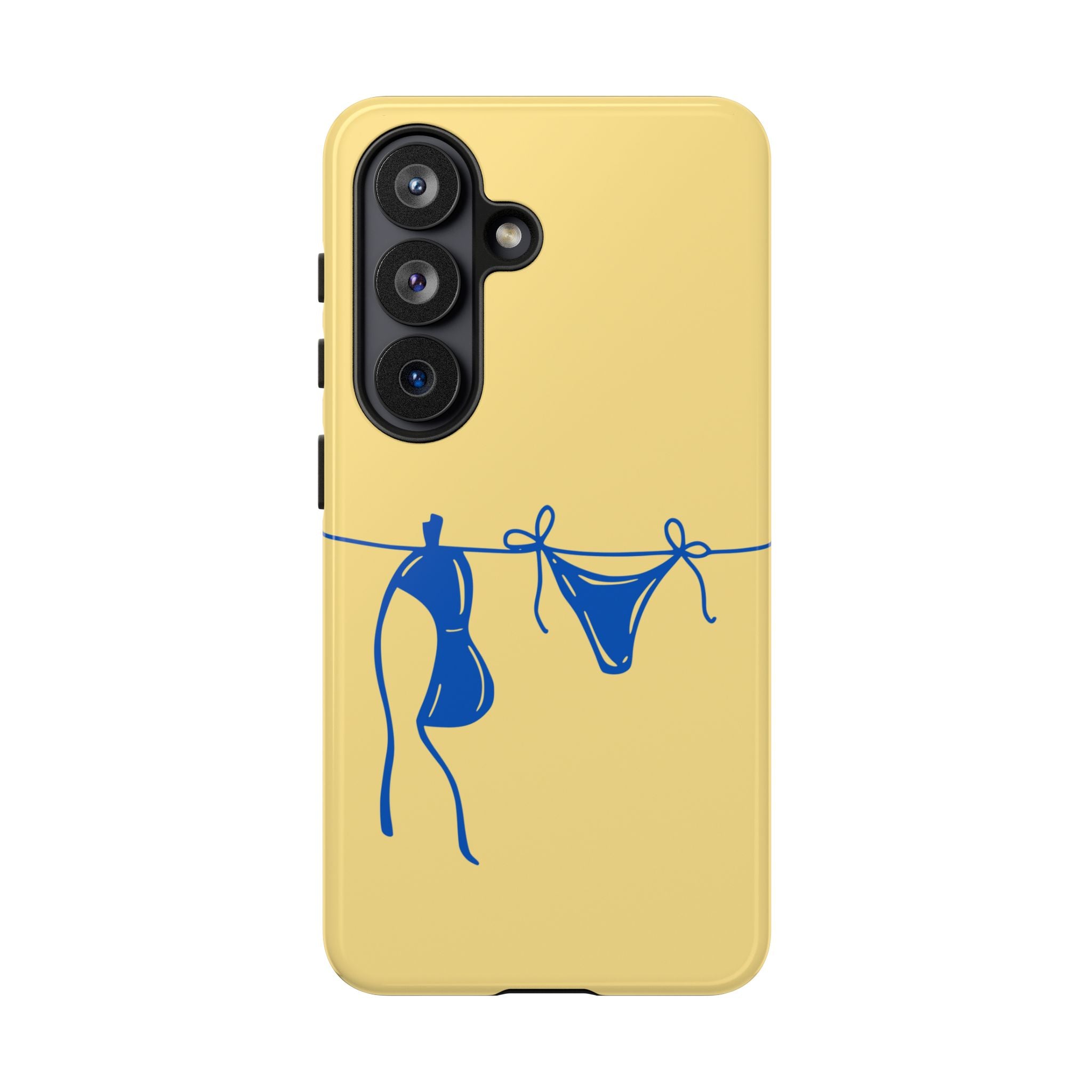 Blue Bikini Line Art Phone Case