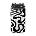 Black White Swirl Phone Case
