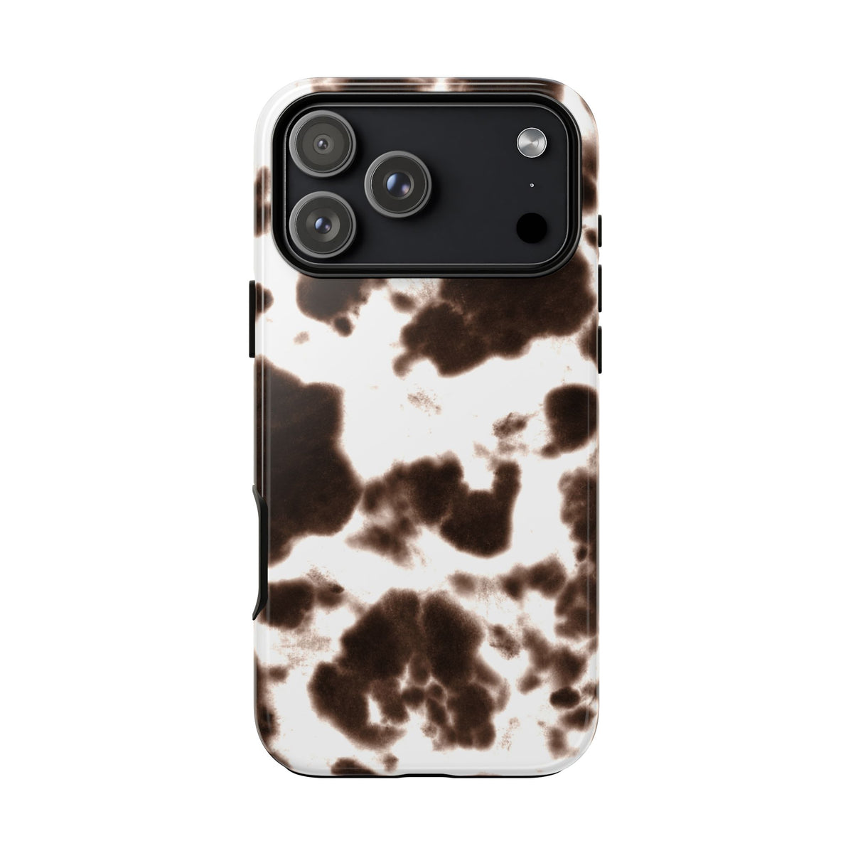 Brown Cow Print Phone Case