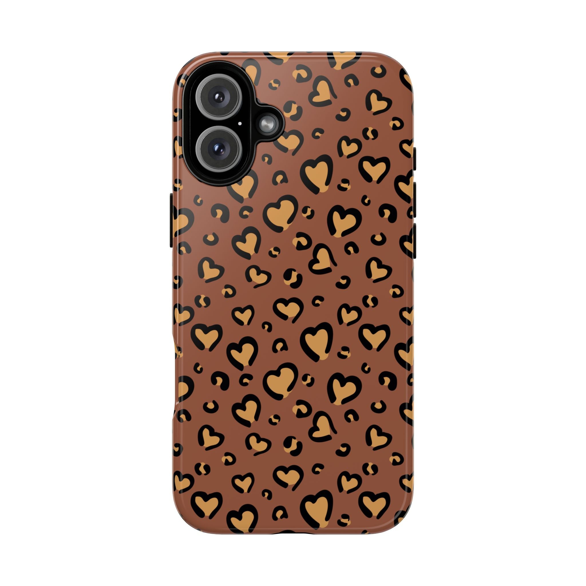 Leopard Heart Phone Case