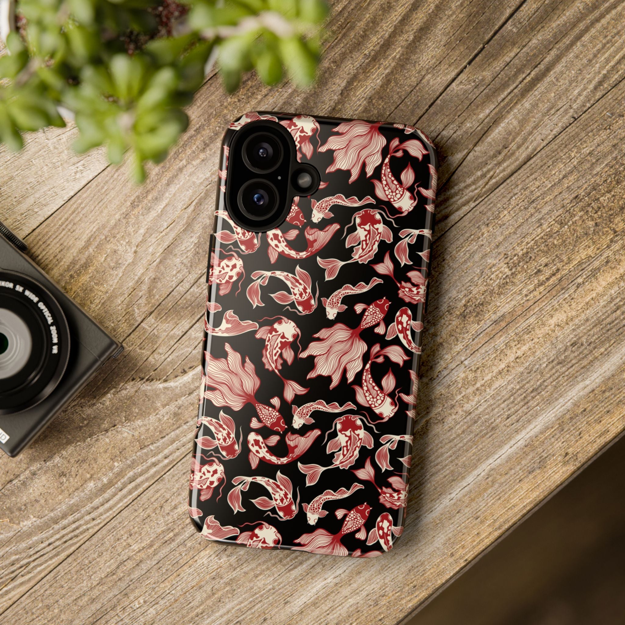 Crimson Koi Phone Case