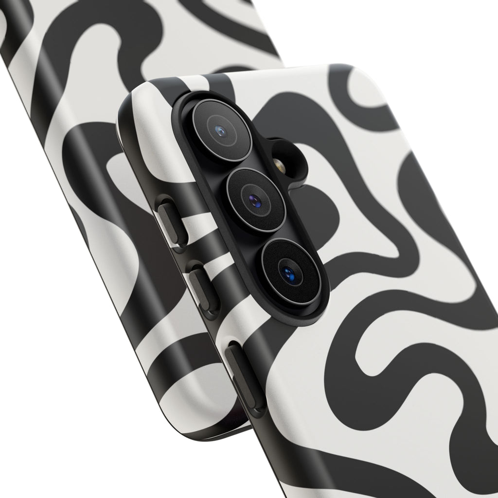 Black & White Swirl Phone Case