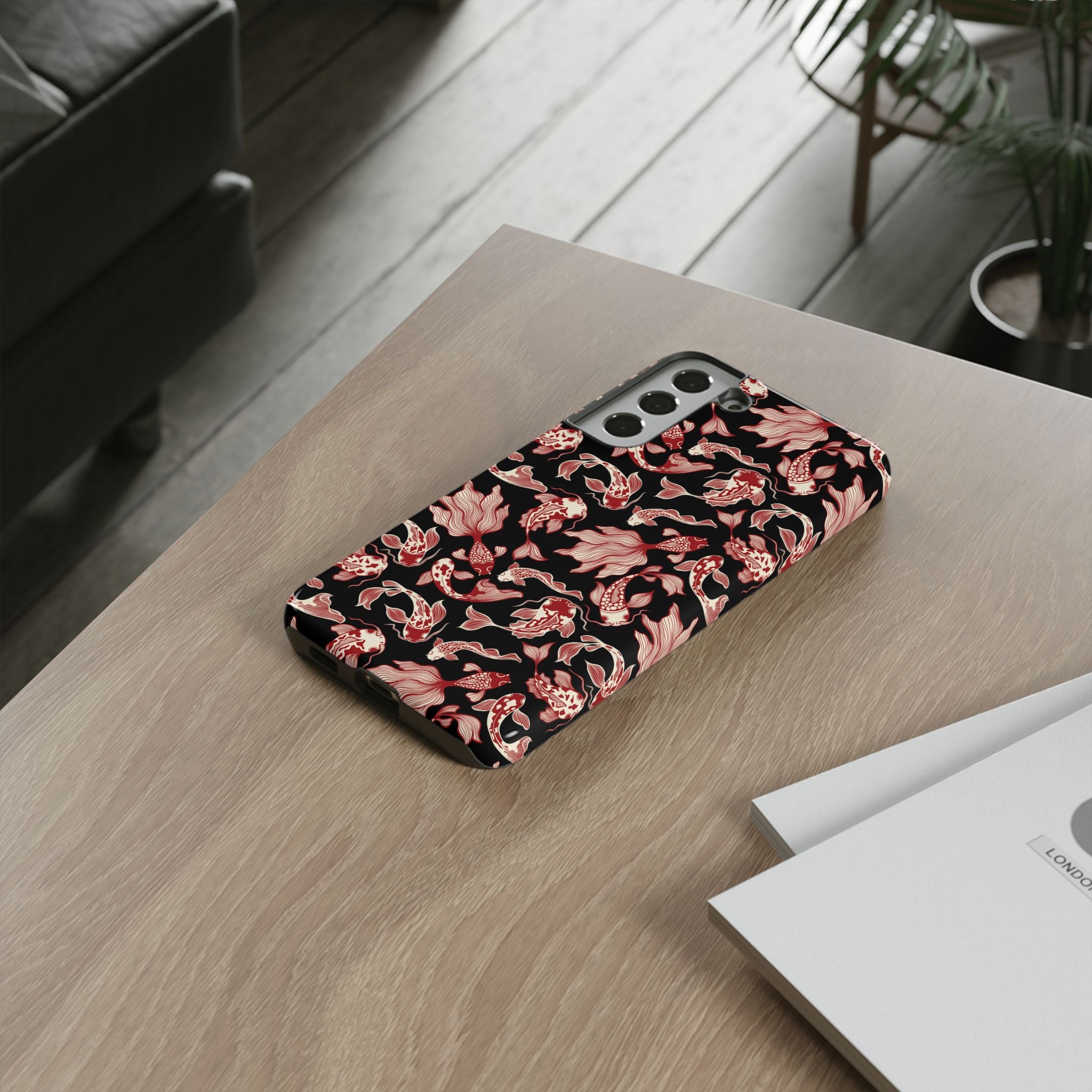 Crimson Koi Phone Case