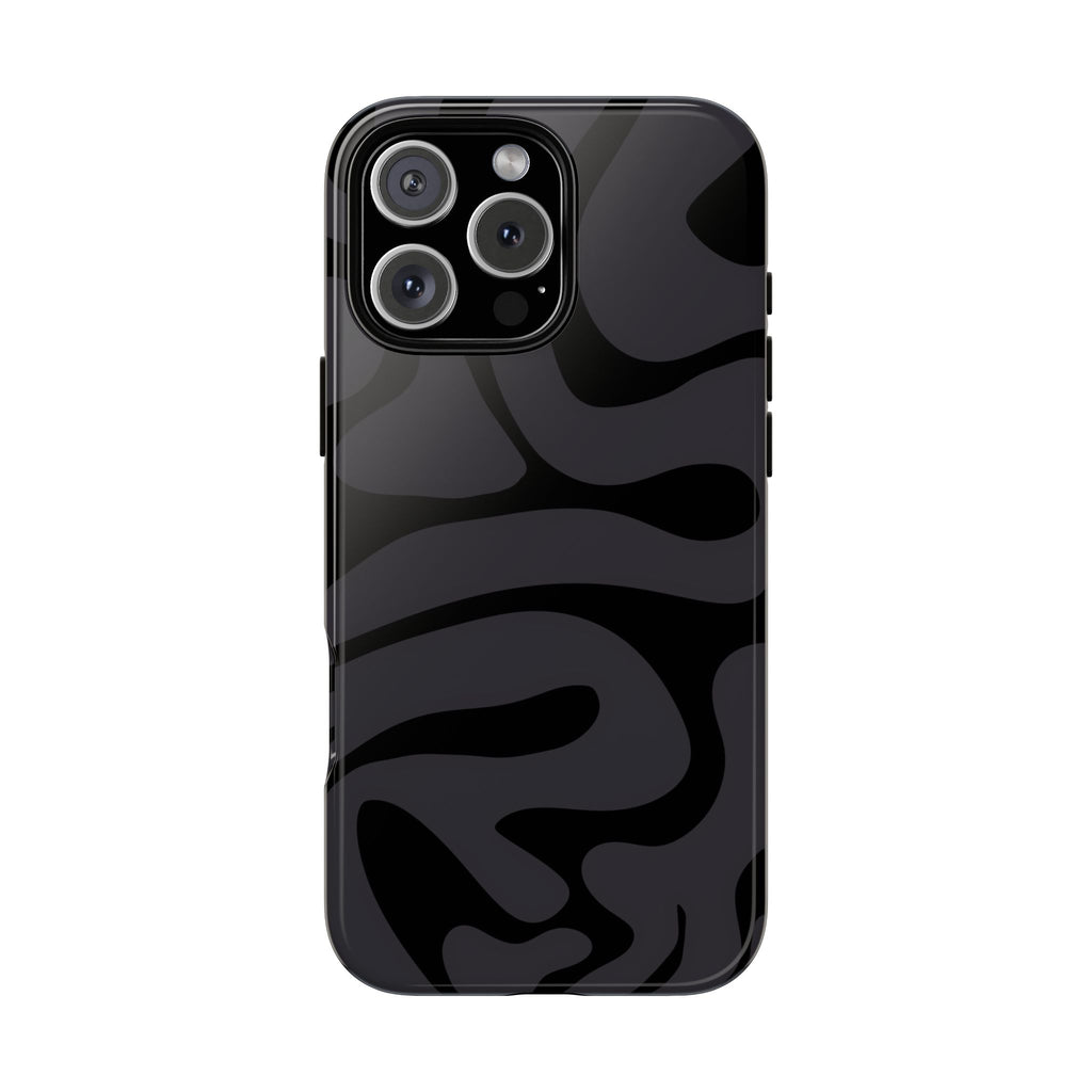 Black Swirl Phone Case