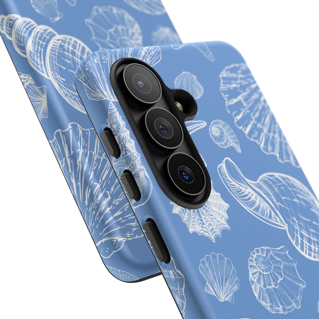 Blue Coastal Shell Phone Case