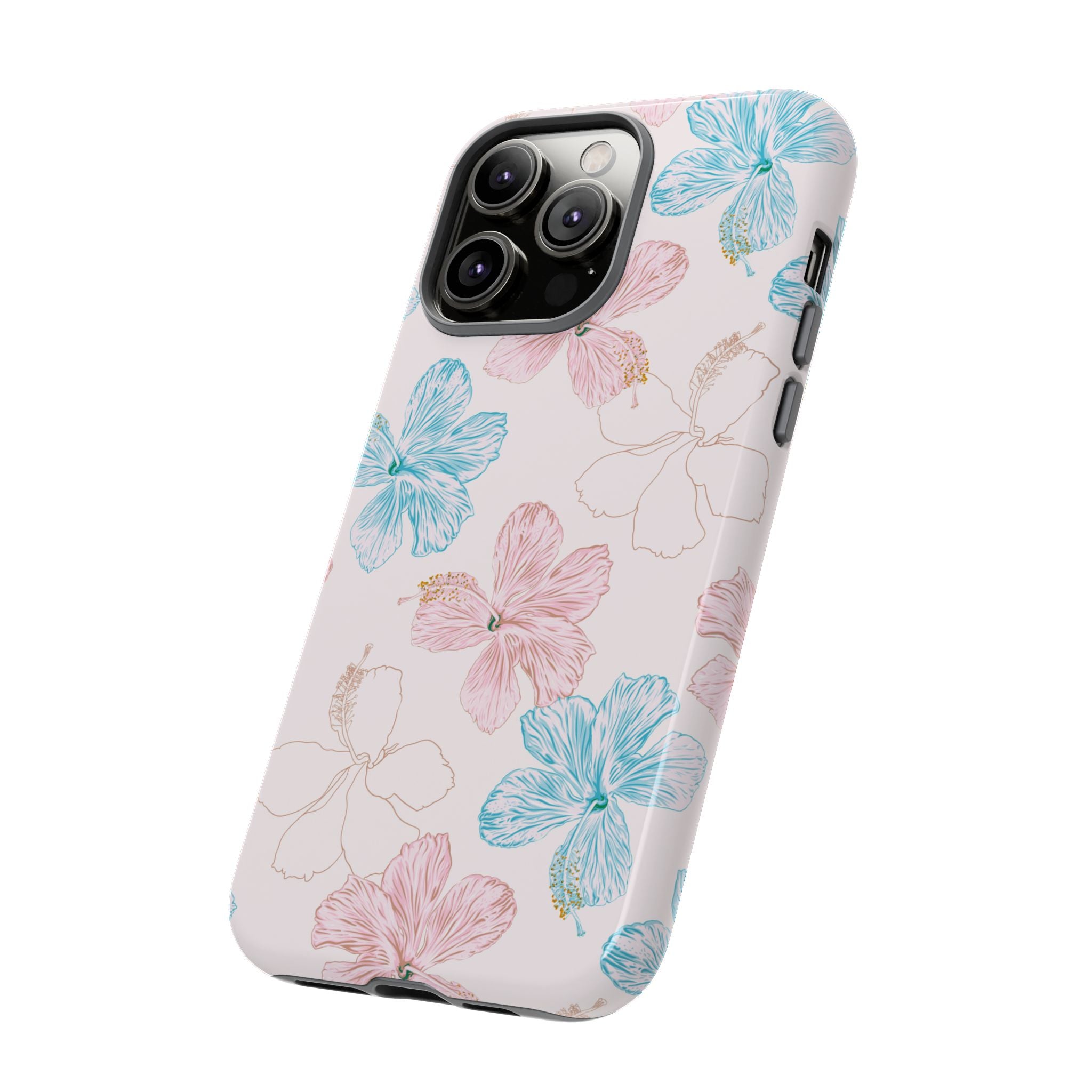 Pastel Hibiscus Phone Case