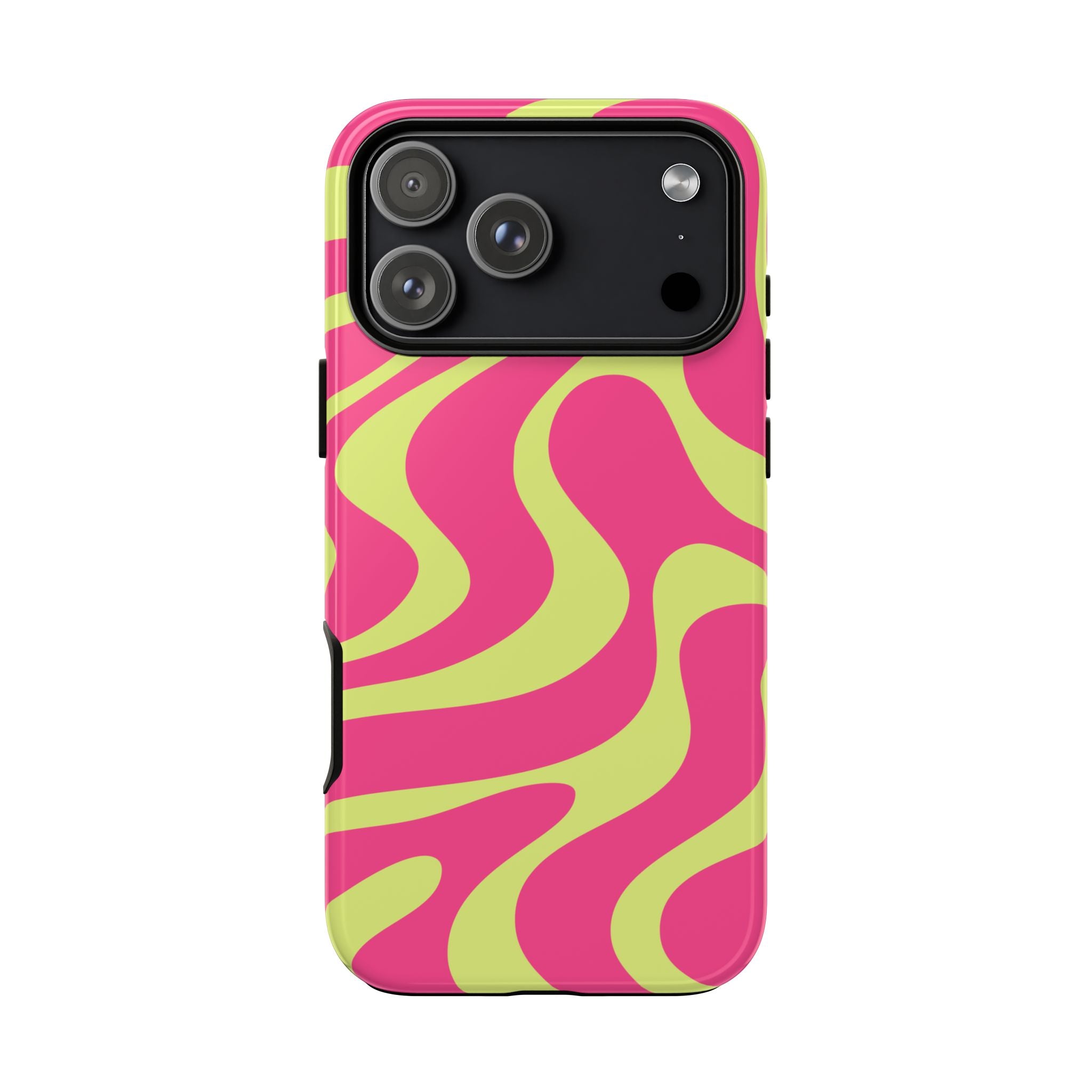 Pink & Yellow Wavy Phone Case