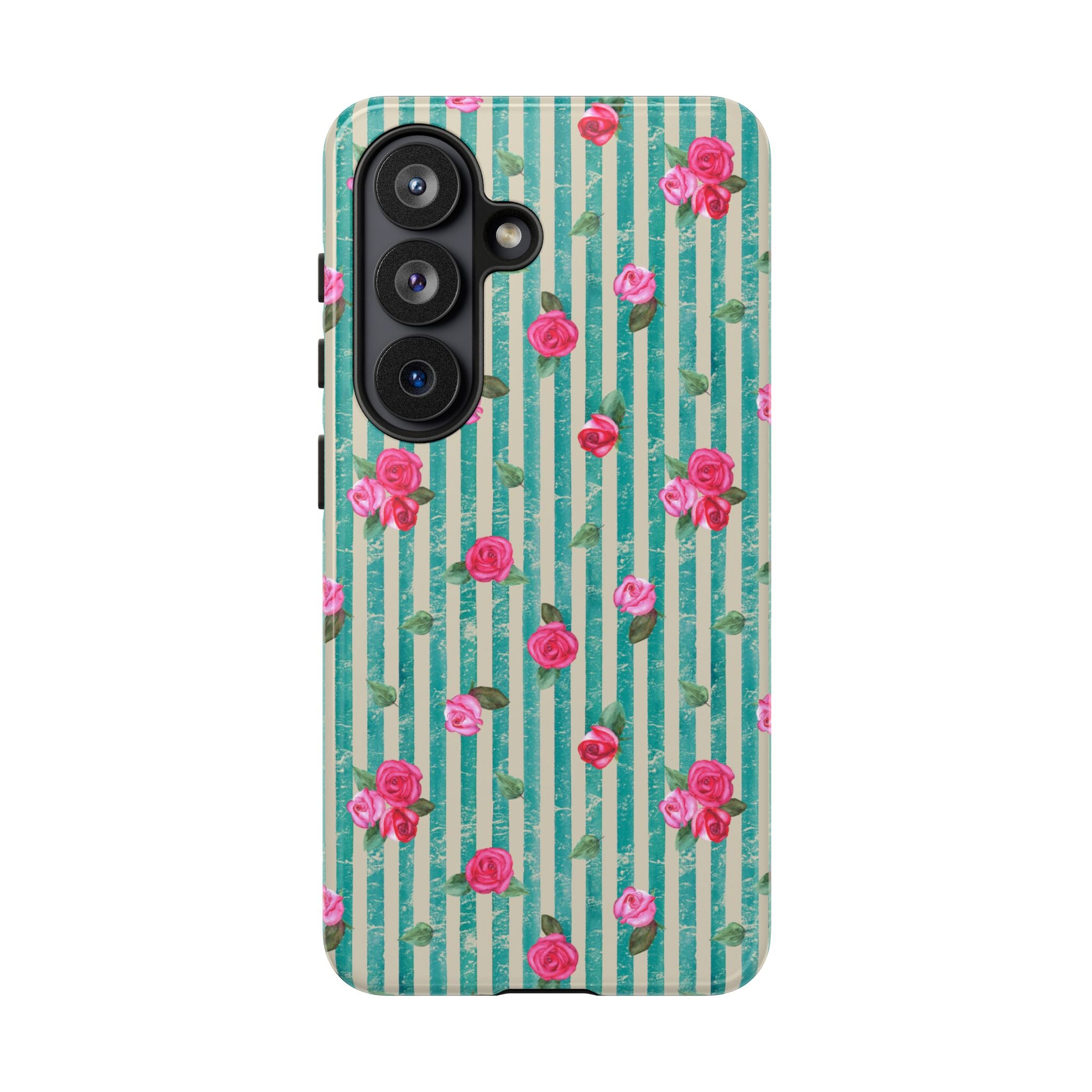 Floral Stripe Phone Case