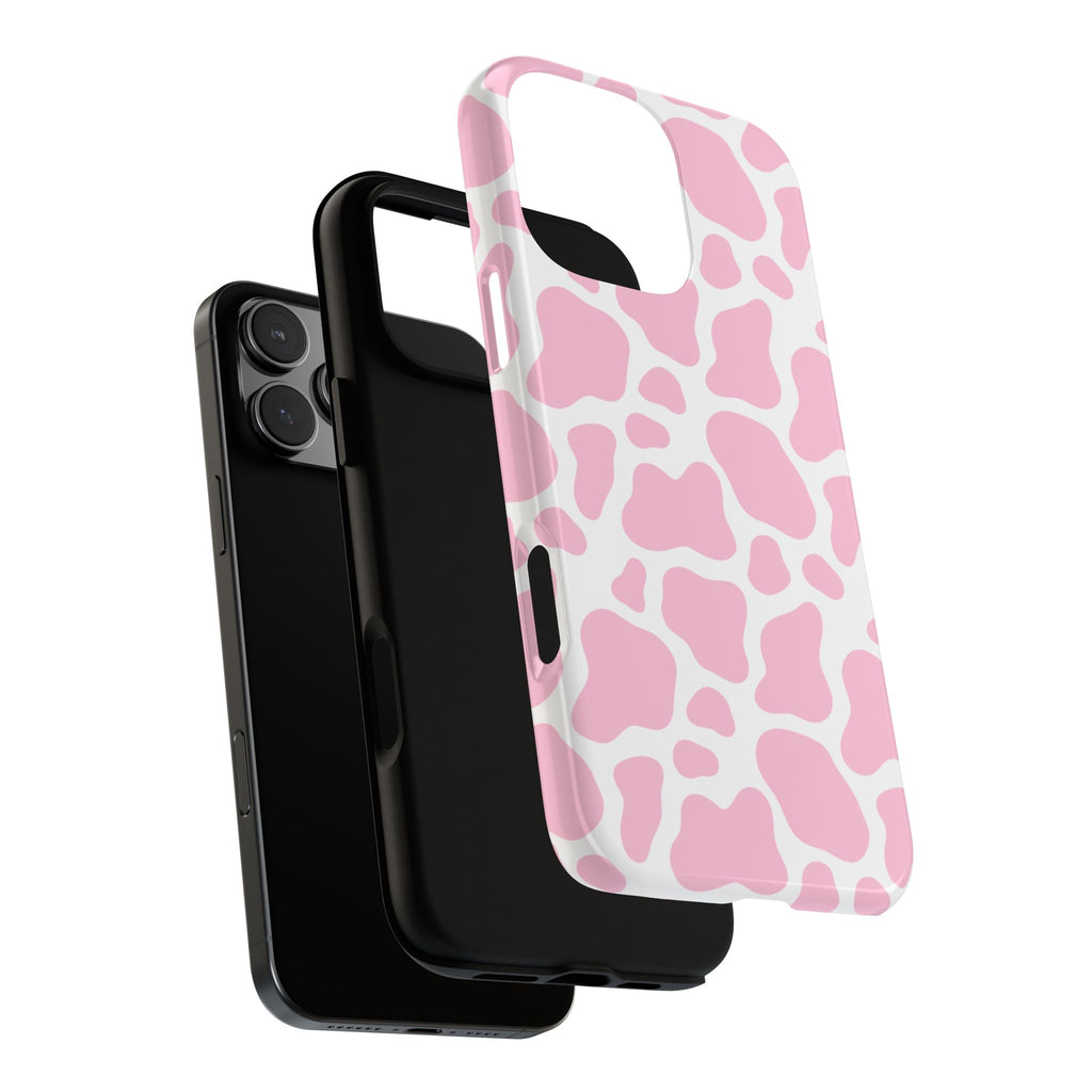 Pink Cow Print Phone Case