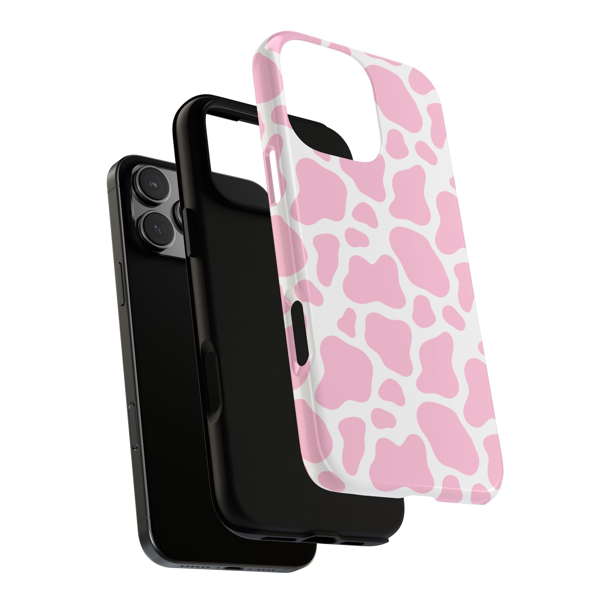 Pink Cow Print Phone Case